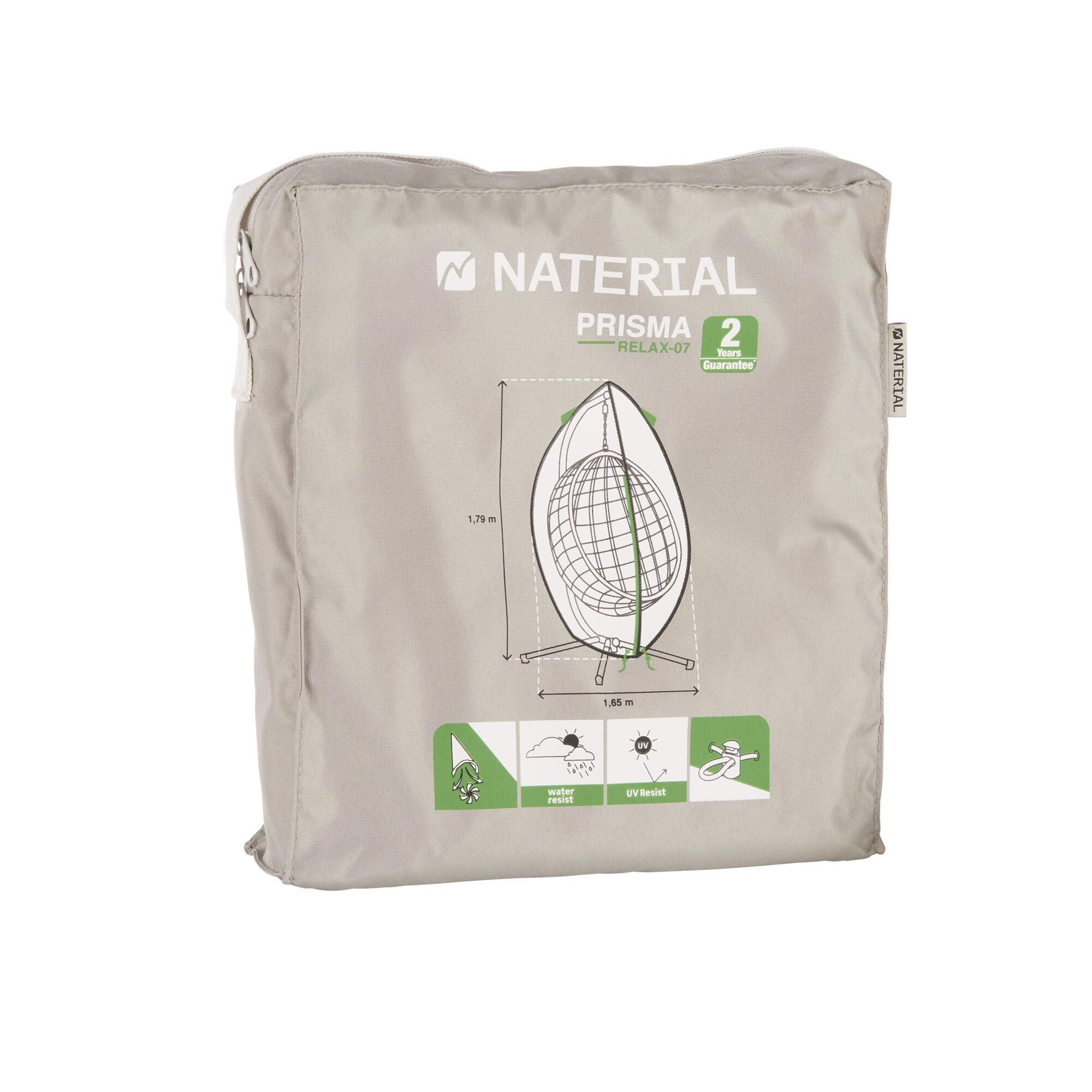 Funda de protección para sillas NATERIAL Prisma de poliéster 165x165x179 cm - 12