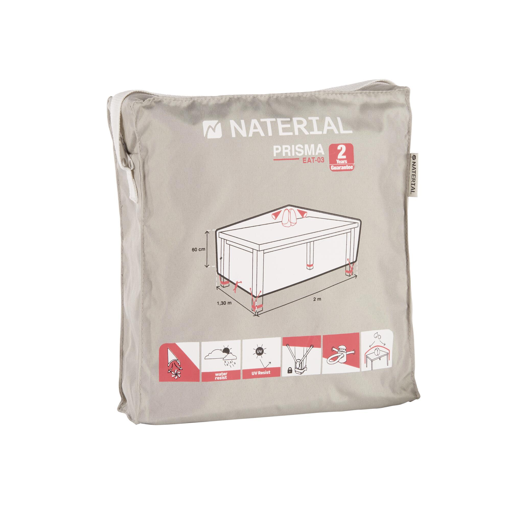 Housse de protection pour table de jardin NATERIAL l.200 x H.60 cm - 7