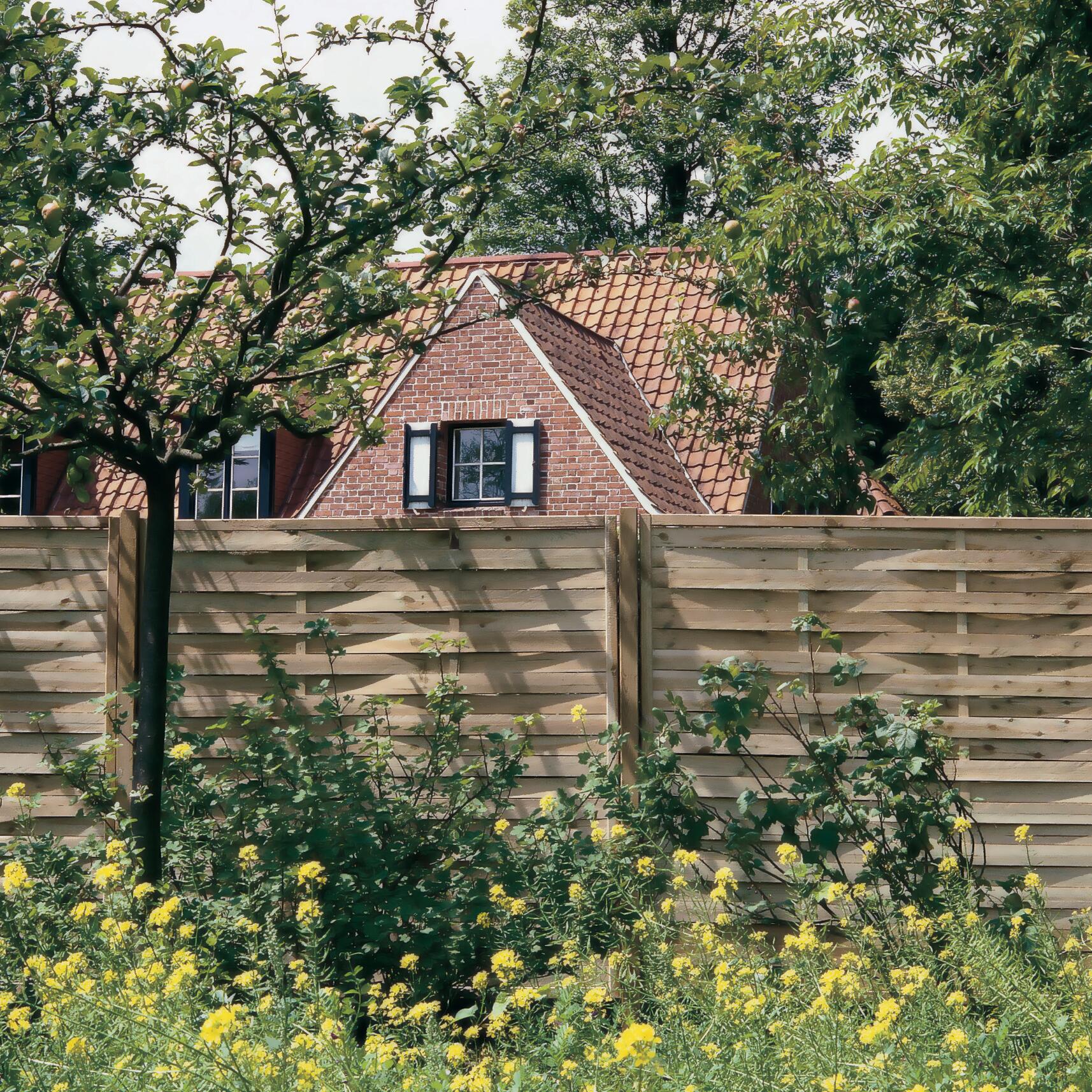 Painel de madeira maciça 180x18,8x180 cm Forest Style - 10