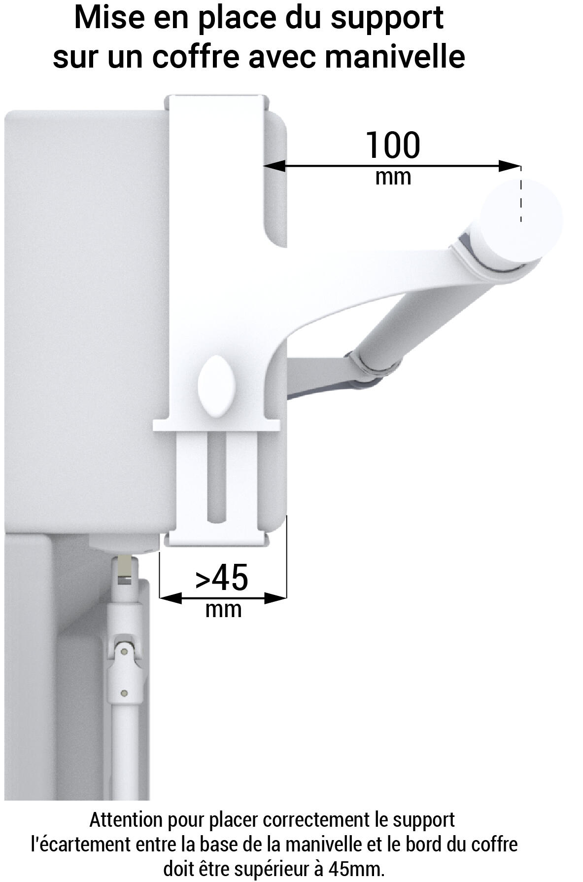 Lot de 2 supports sans perçage support sans perçage Sans perçage pour caisson vo - 4