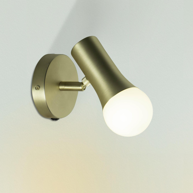 Applique glamour Hoki dorato 1X E27 INSPIRE