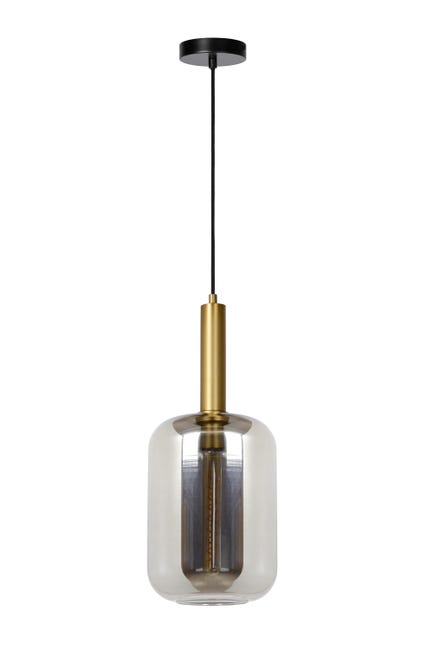 Lampadaire design noir avec verre fumé - Chico Lampadaire design noir avec verre fumé - Chico