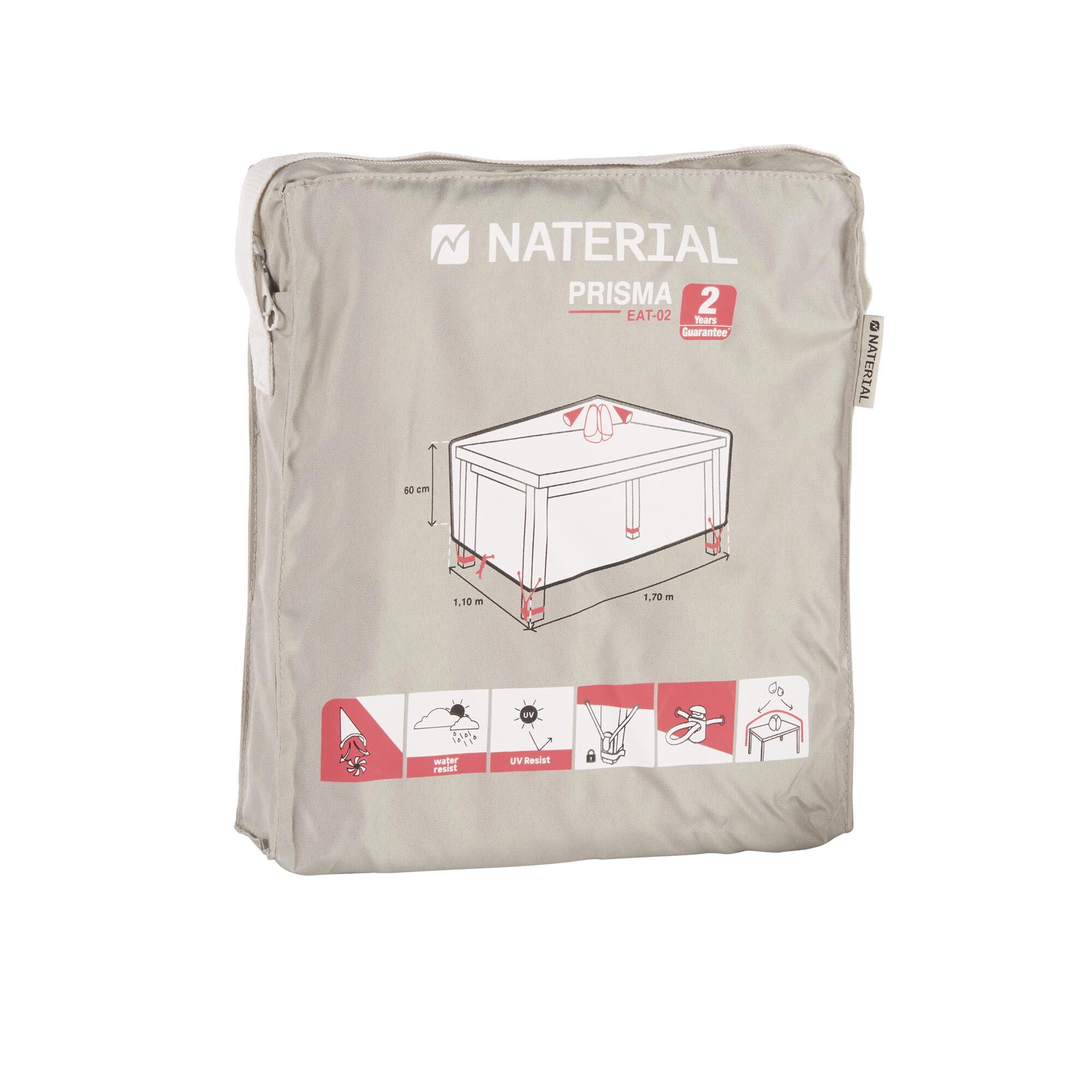 Cobertura para mesa rectangular, tamanho M 170x110x60 cm Naterial - 7