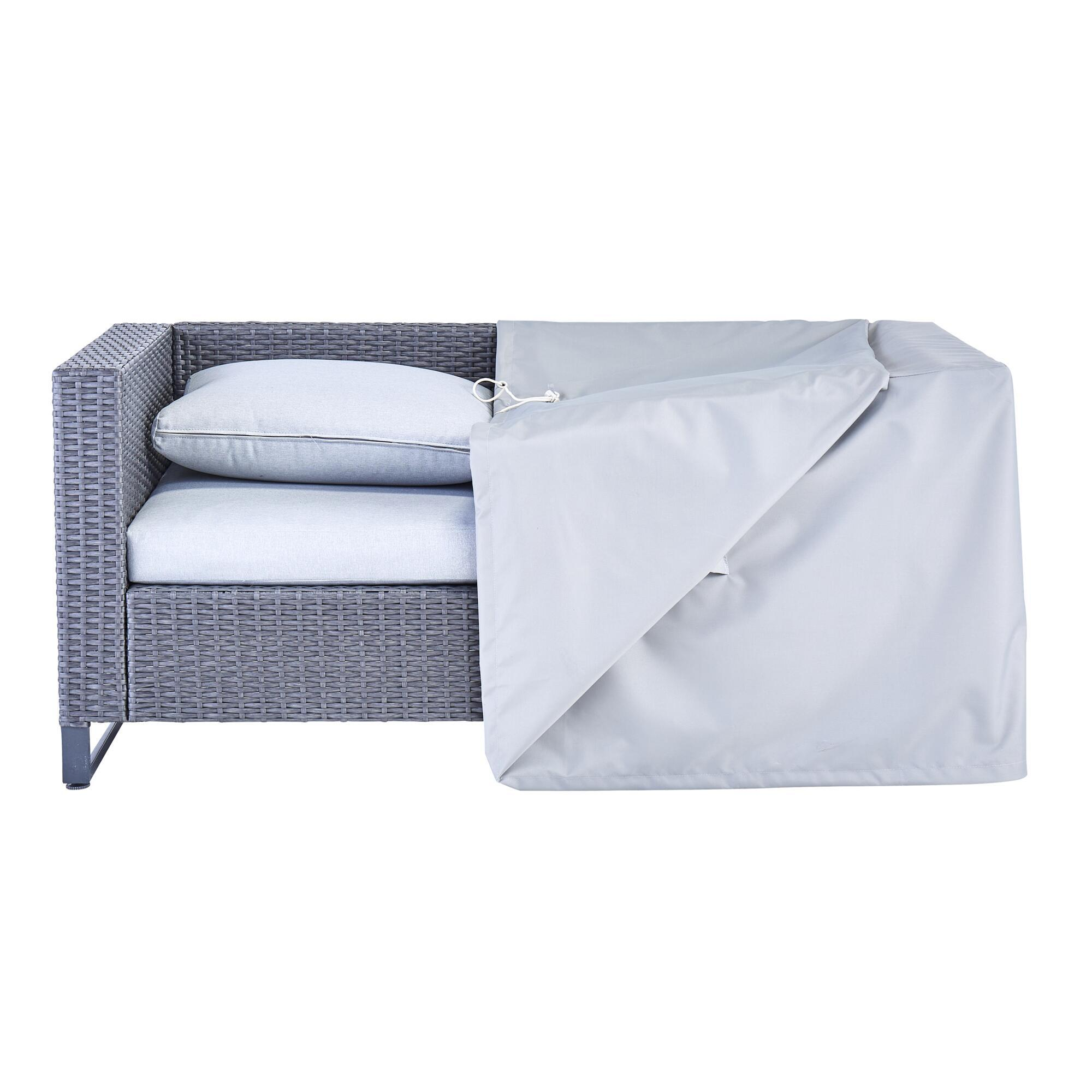 Cobertura para sofá 2 lugares 130x75x60 cm Naterial - 8