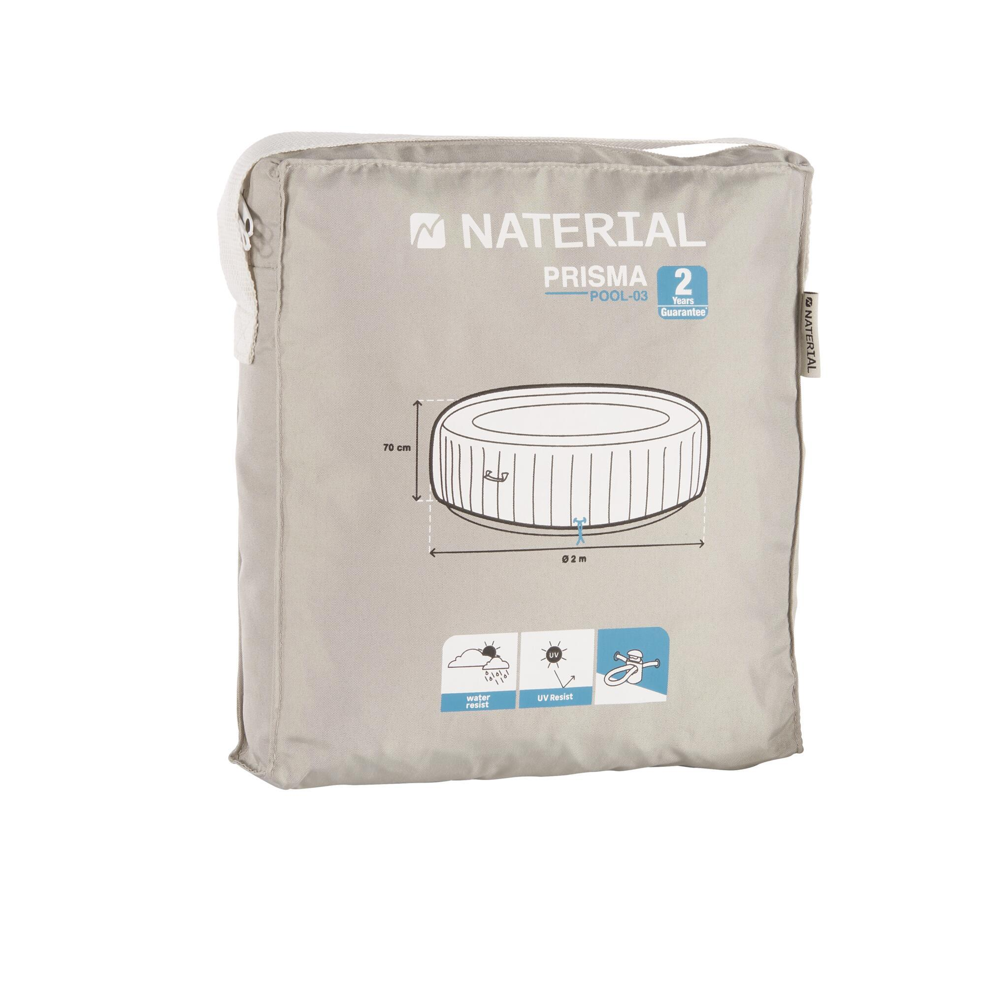 Housse de protection spa 4 places NATERIAL PrismaL.200 x l.200 x H.71 cm - 6