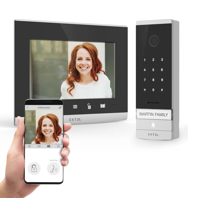 Videocitofono WiFi connesso EXTEL CODE CONNECT 2 fili TFT LCD 7