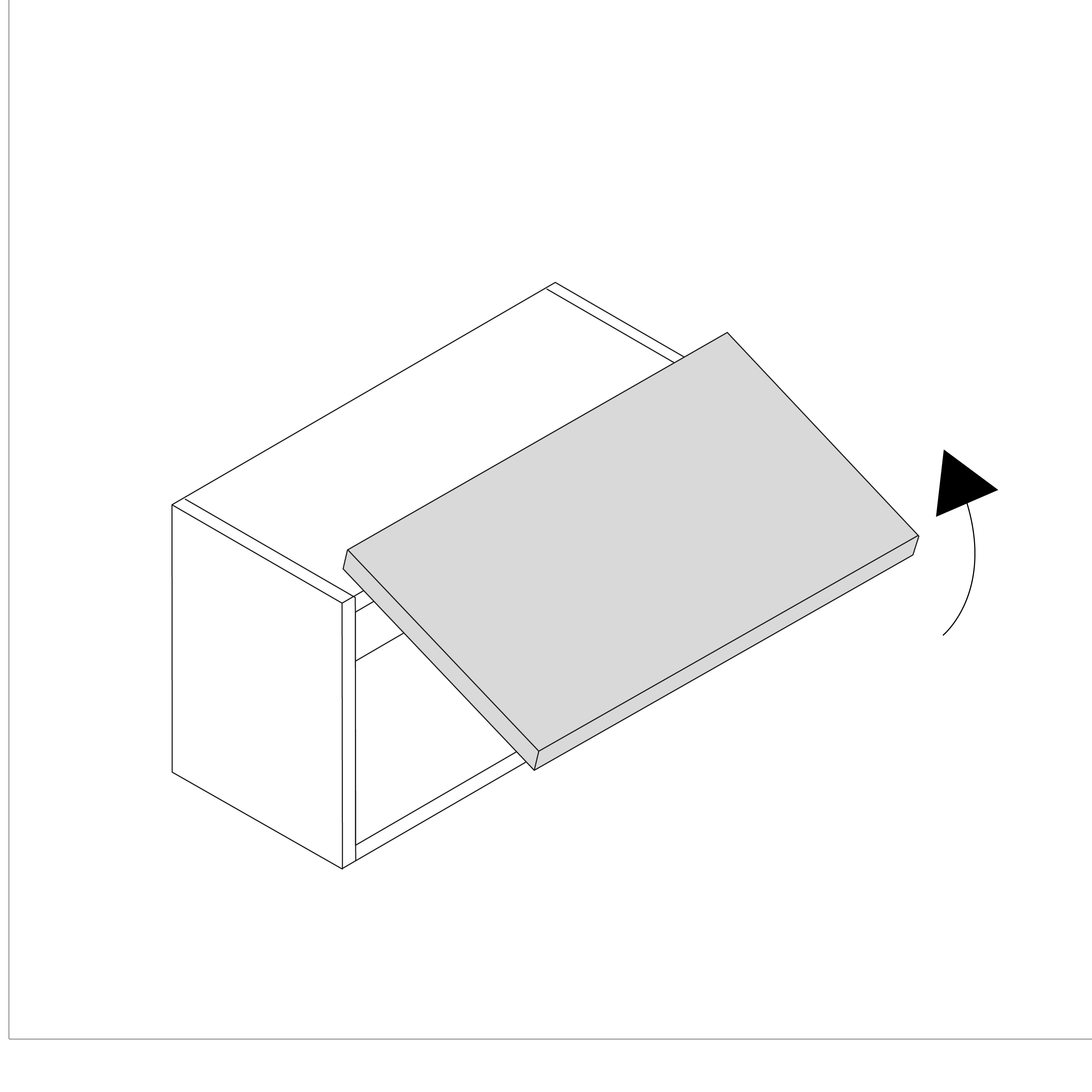 Puerta para mueble de cocina Toscane blanco mate H 48 x L 60 cm - 7