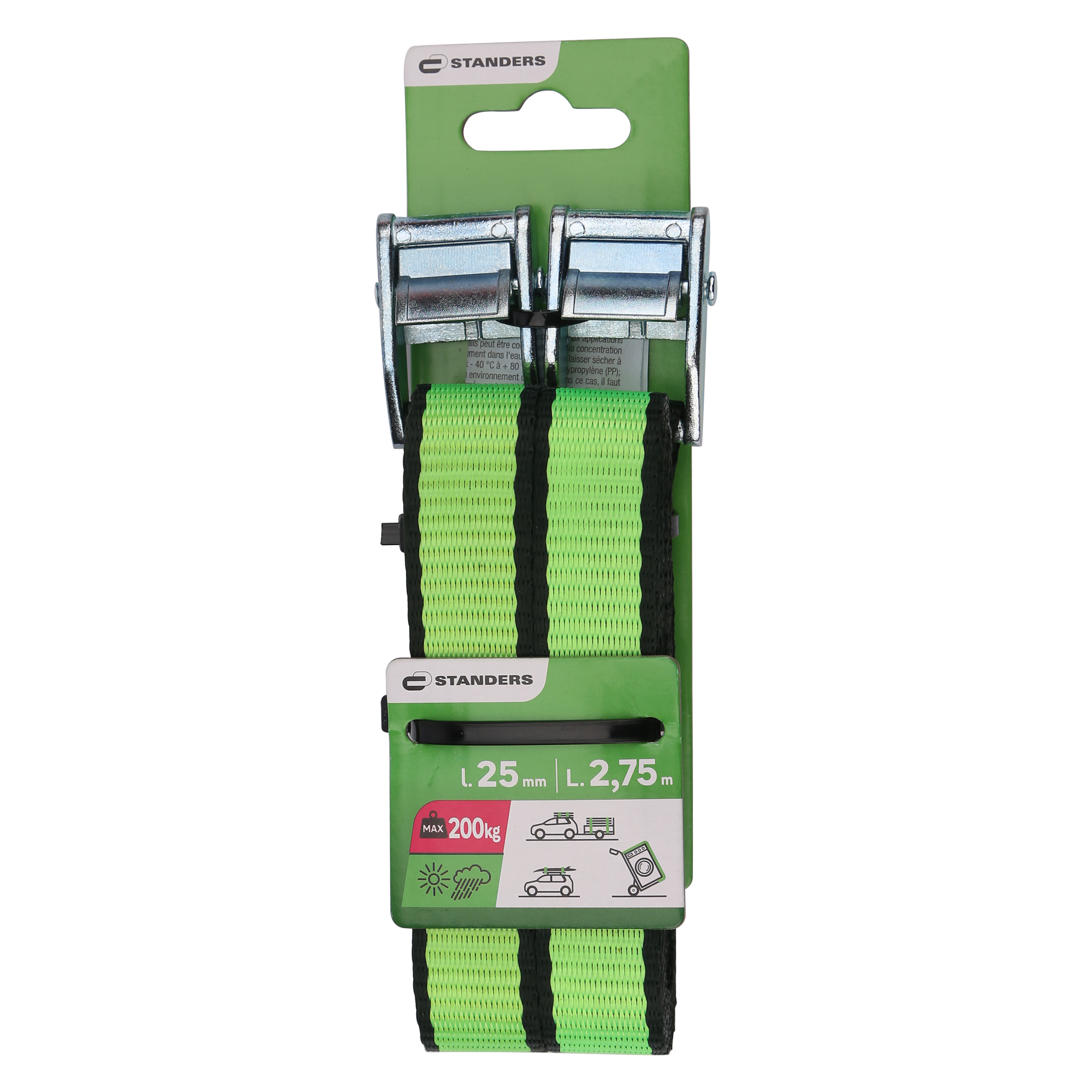 2 Cintas FIVELA 25MMX275CM 200KG - 6