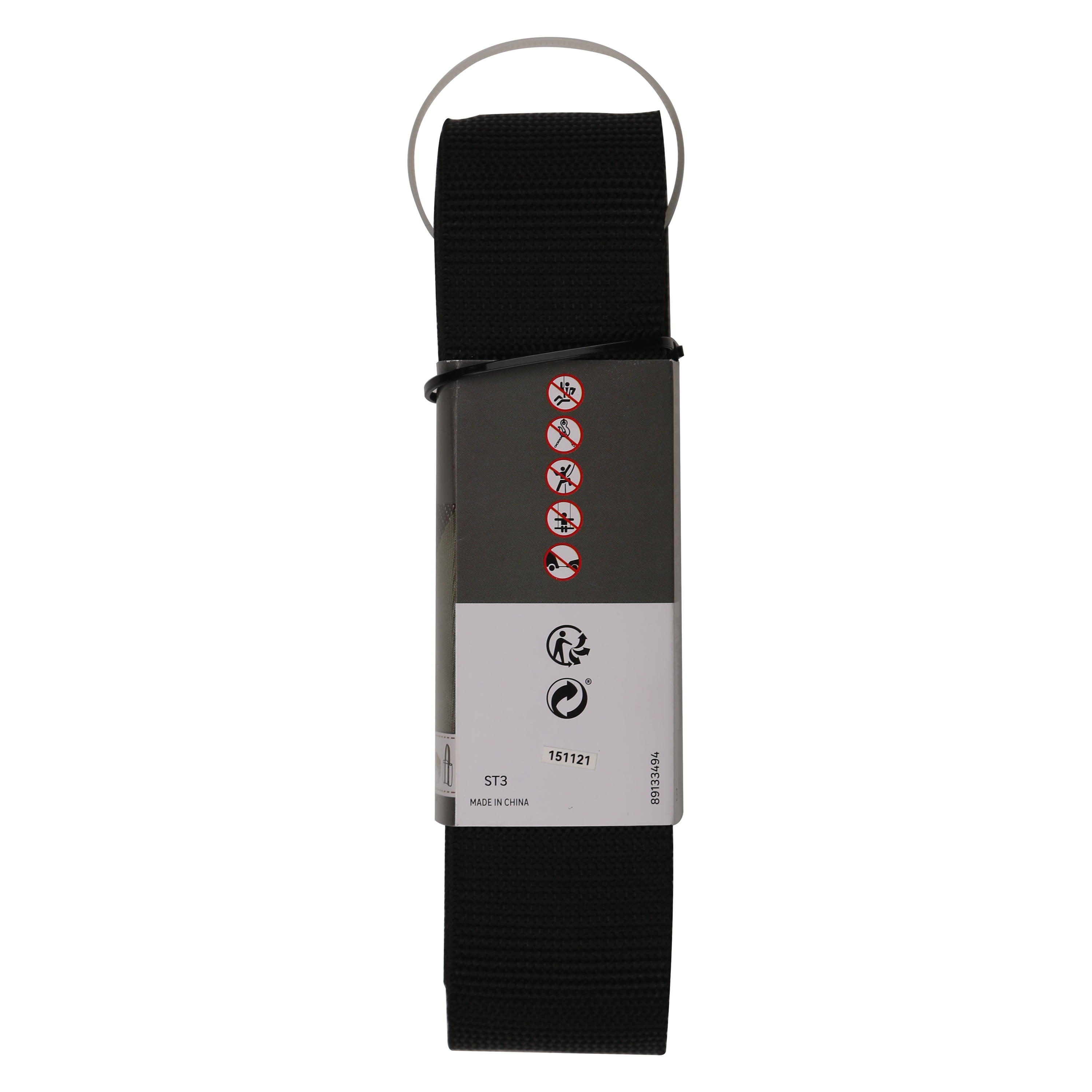 Pas transportowy 40 mm x 5 m 100 kg polipropylenowy czarny Standers - 5