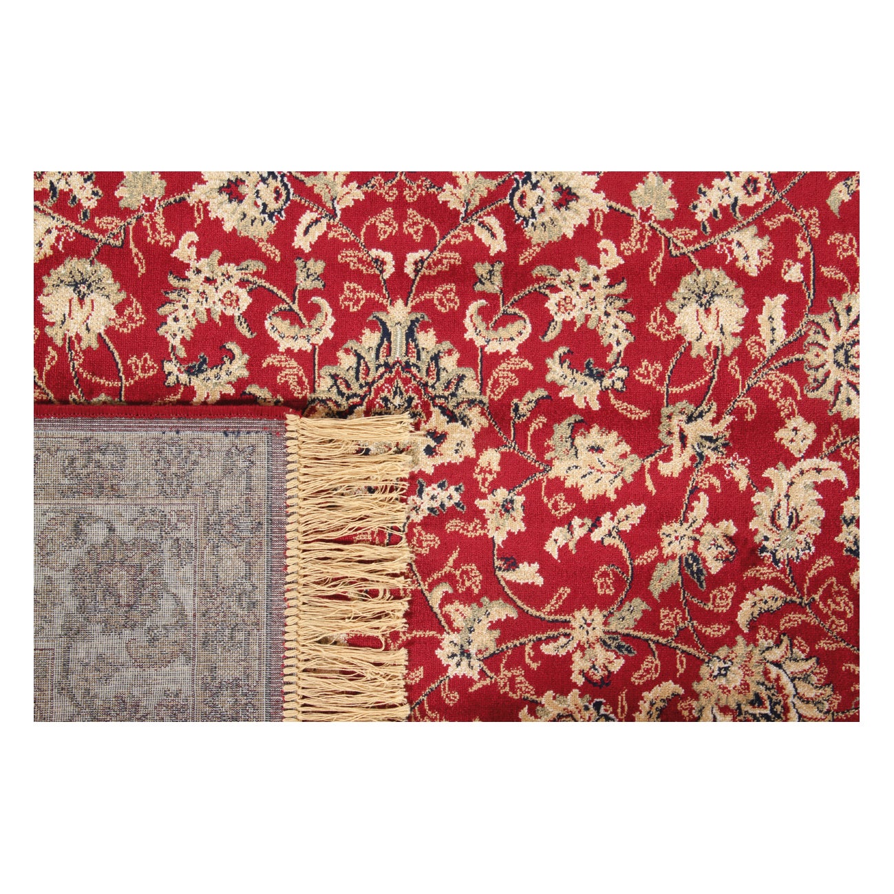 Tappeto Fashian hereke 2 orientale in viscosa rosso, L 230 x L 160 cm - 5