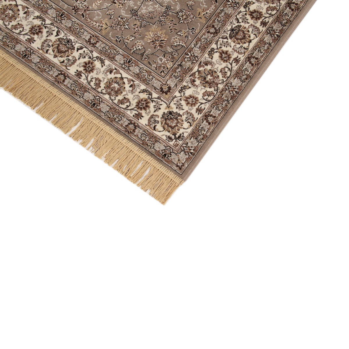 Tappeto Fashian hereke 2 orientale in viscosa tortora, L 230 x L 160 cm - 4