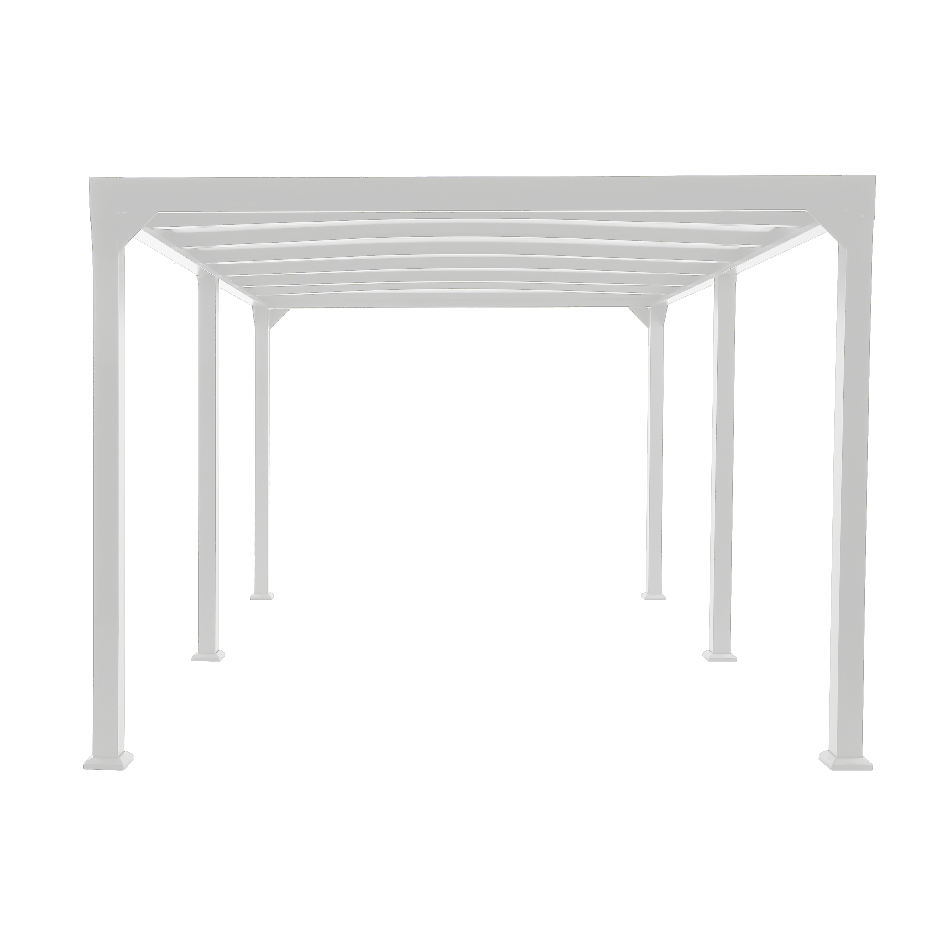 Pérgola de aluminio independiente NATERIAL Borea de 419 x 300 cm gris - 2