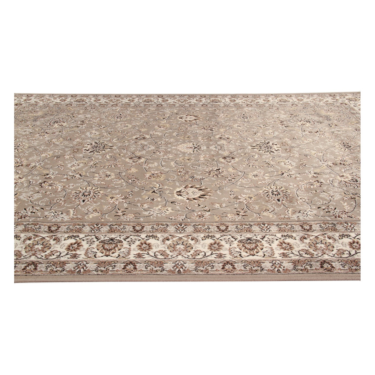 Tappeto Fashian hereke 2 orientale in viscosa tortora, L 230 x L 160 cm - 3