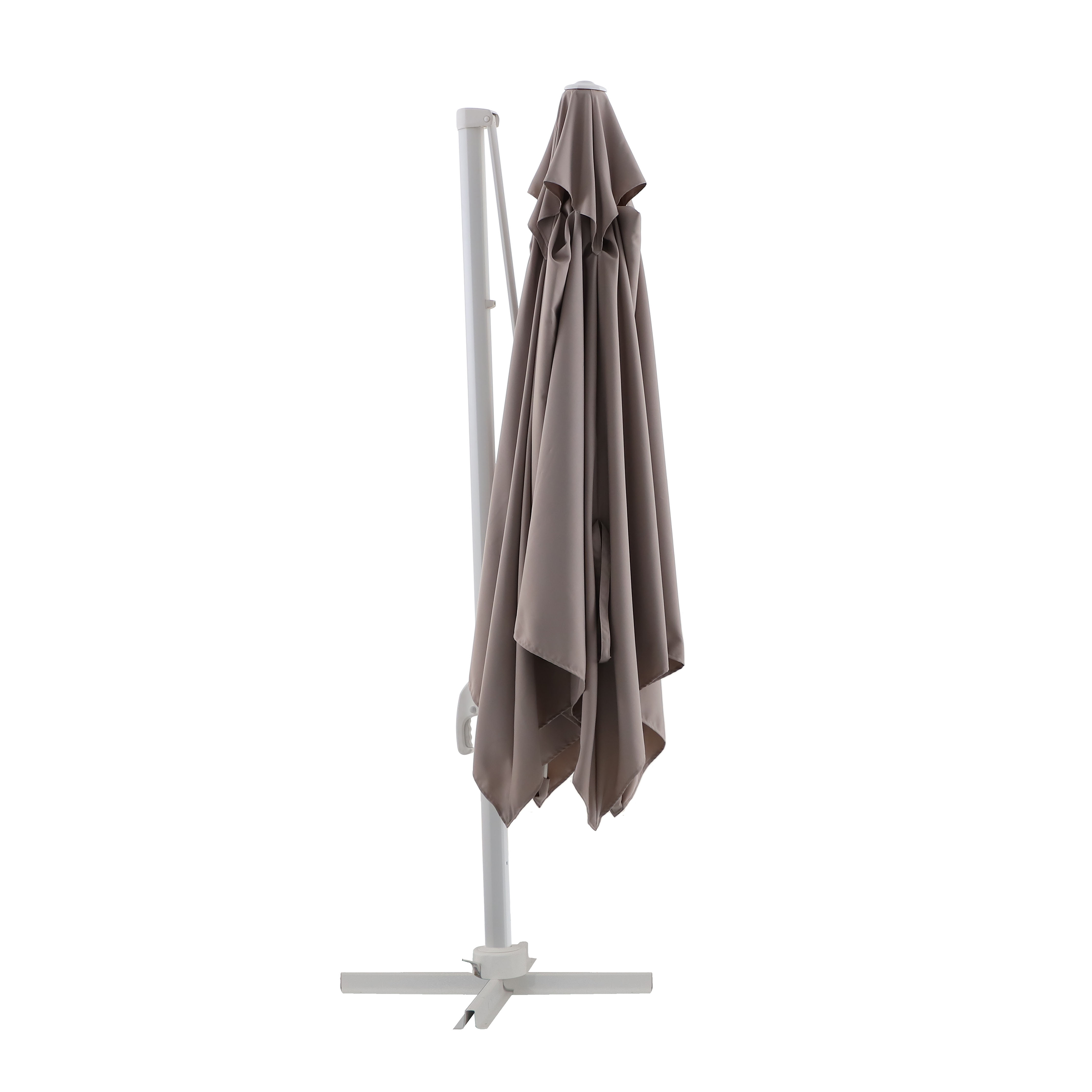 Guarda-sol NATERIAL aura 290x290cm branco/tostado - 17