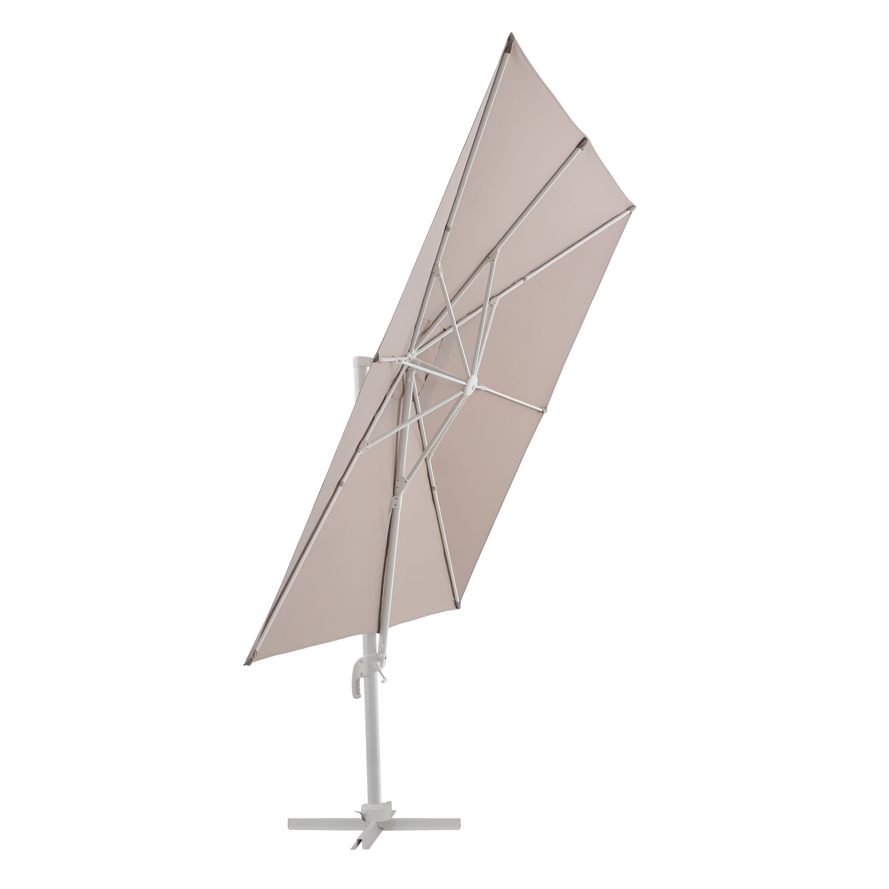 Guarda-sol NATERIAL aura 290x290cm branco/tostado - 16