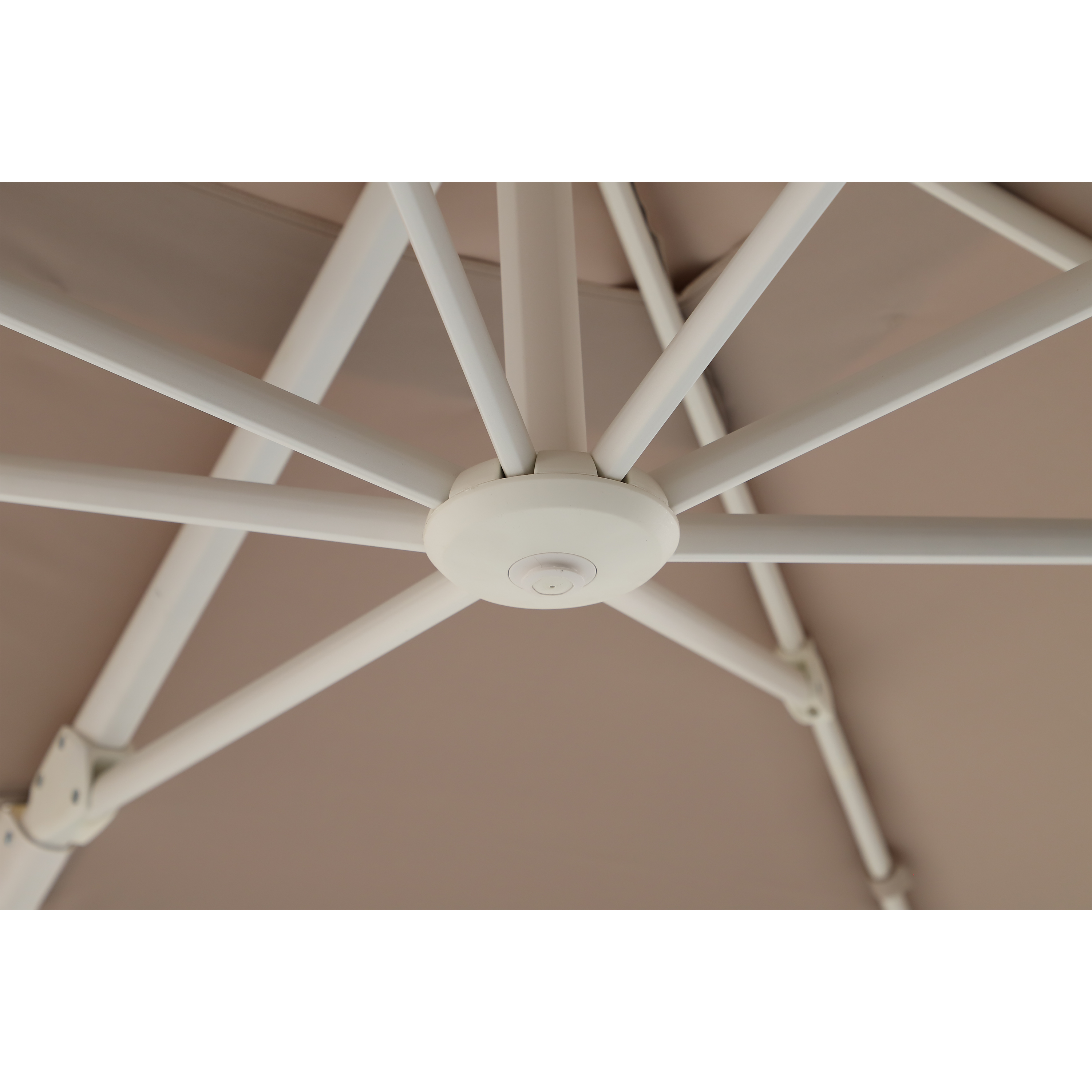 Guarda-sol NATERIAL aura 290x290cm branco/tostado - 20