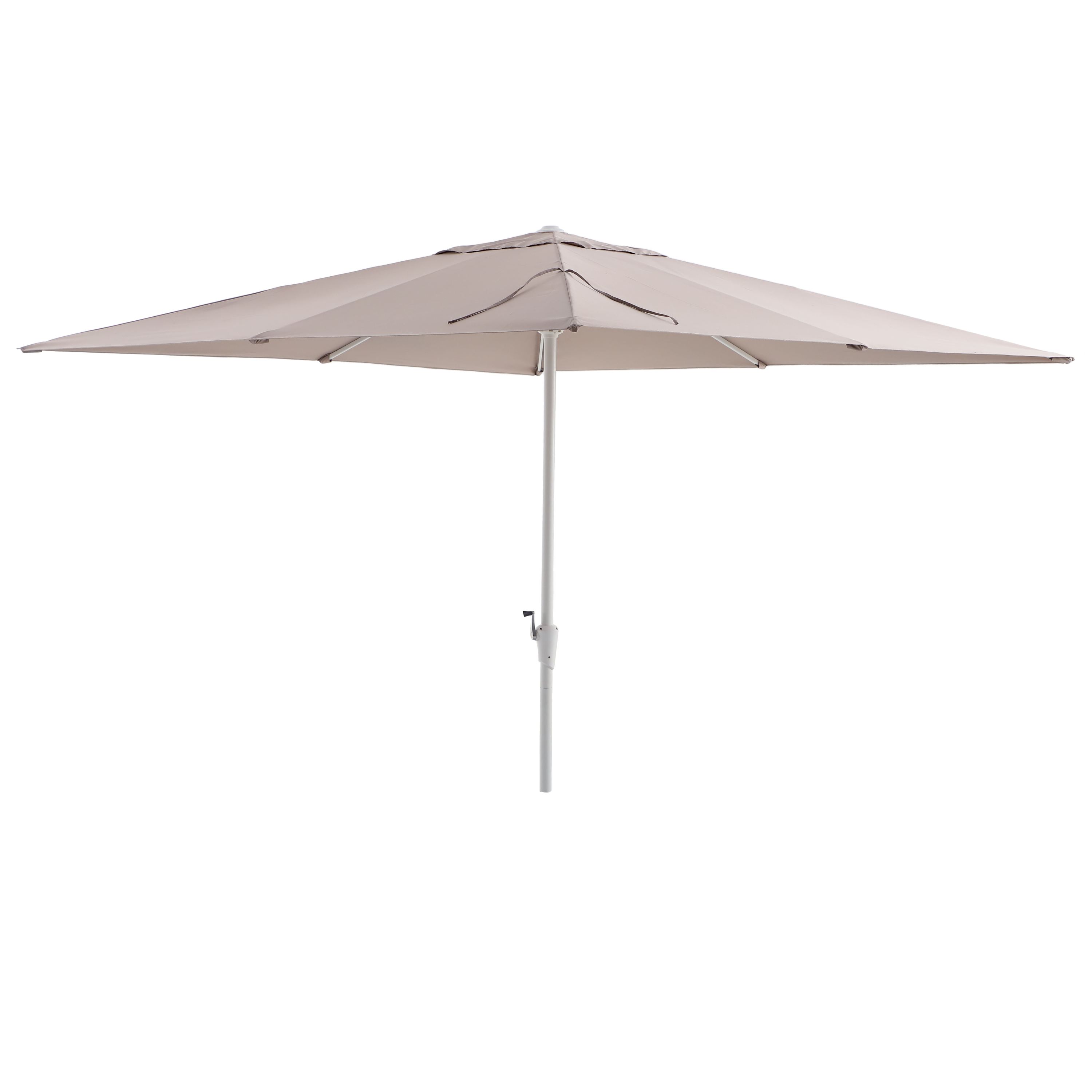 Parasol droit carré taupe Aura II NATERIAL L.285 x l.285 cm - 3