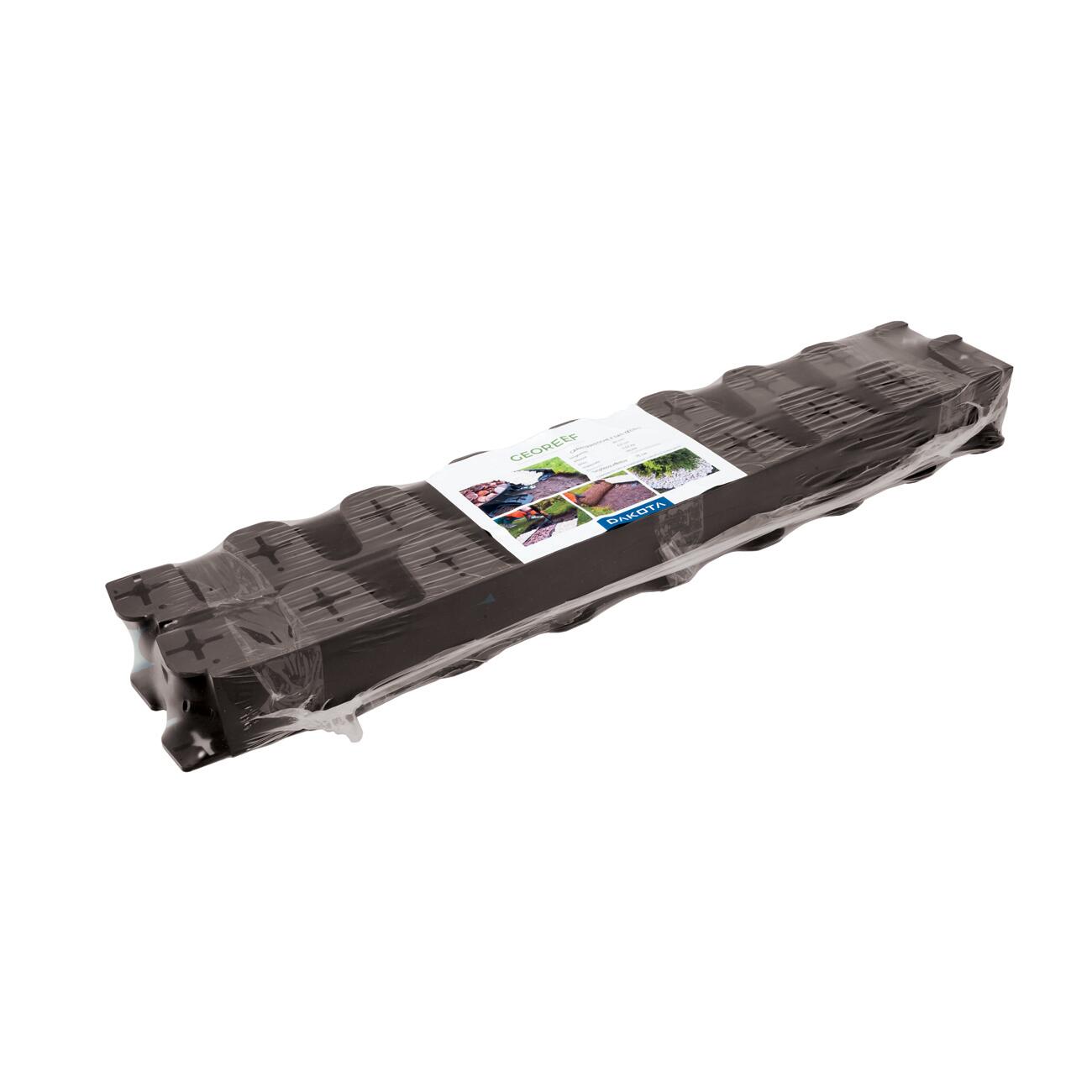 Bordo in polipropilene nero GEOREEF KIT 3 METRI L 6 x H 4.5 cm - 11