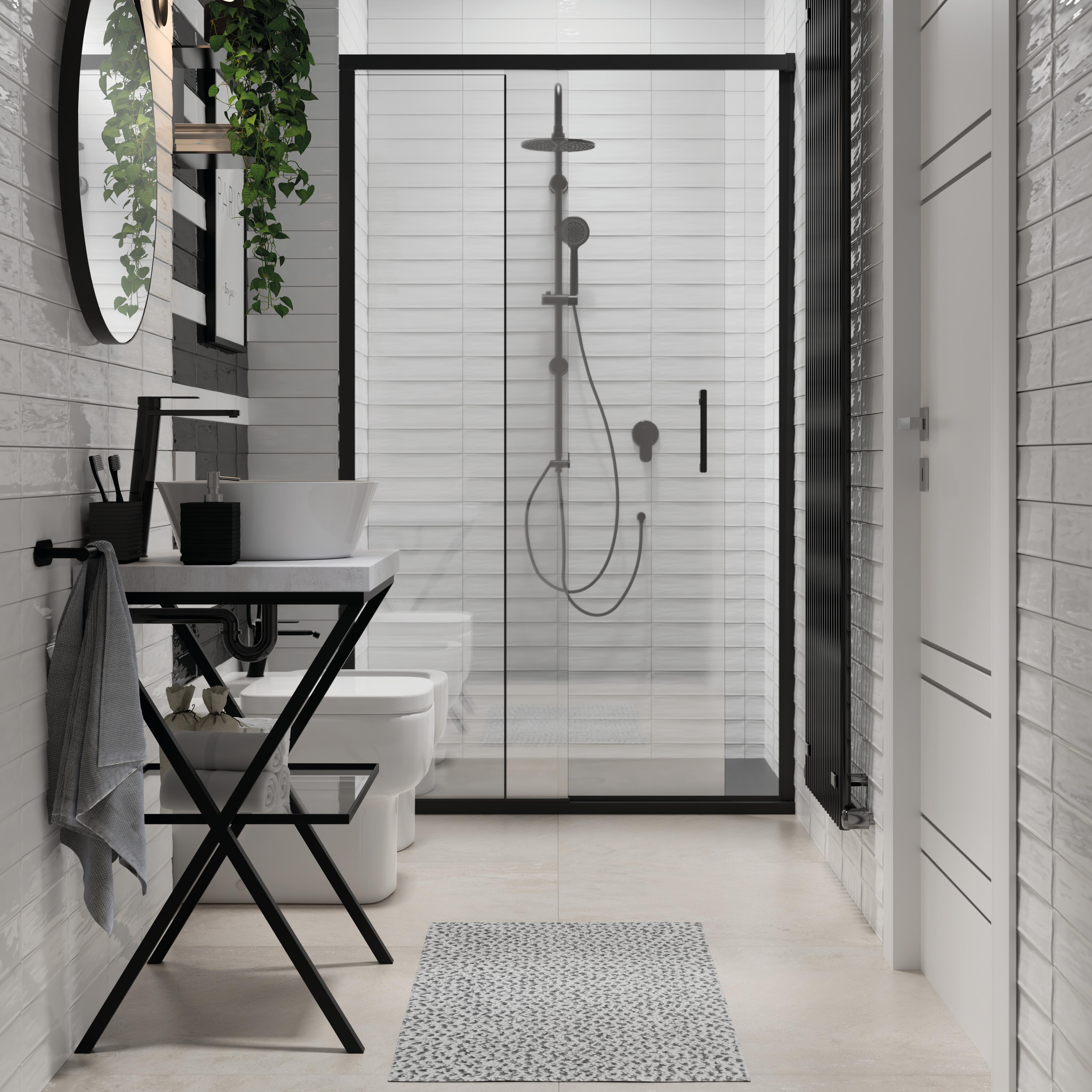 Colonna doccia senza miscelatore Mamba Nero - 2