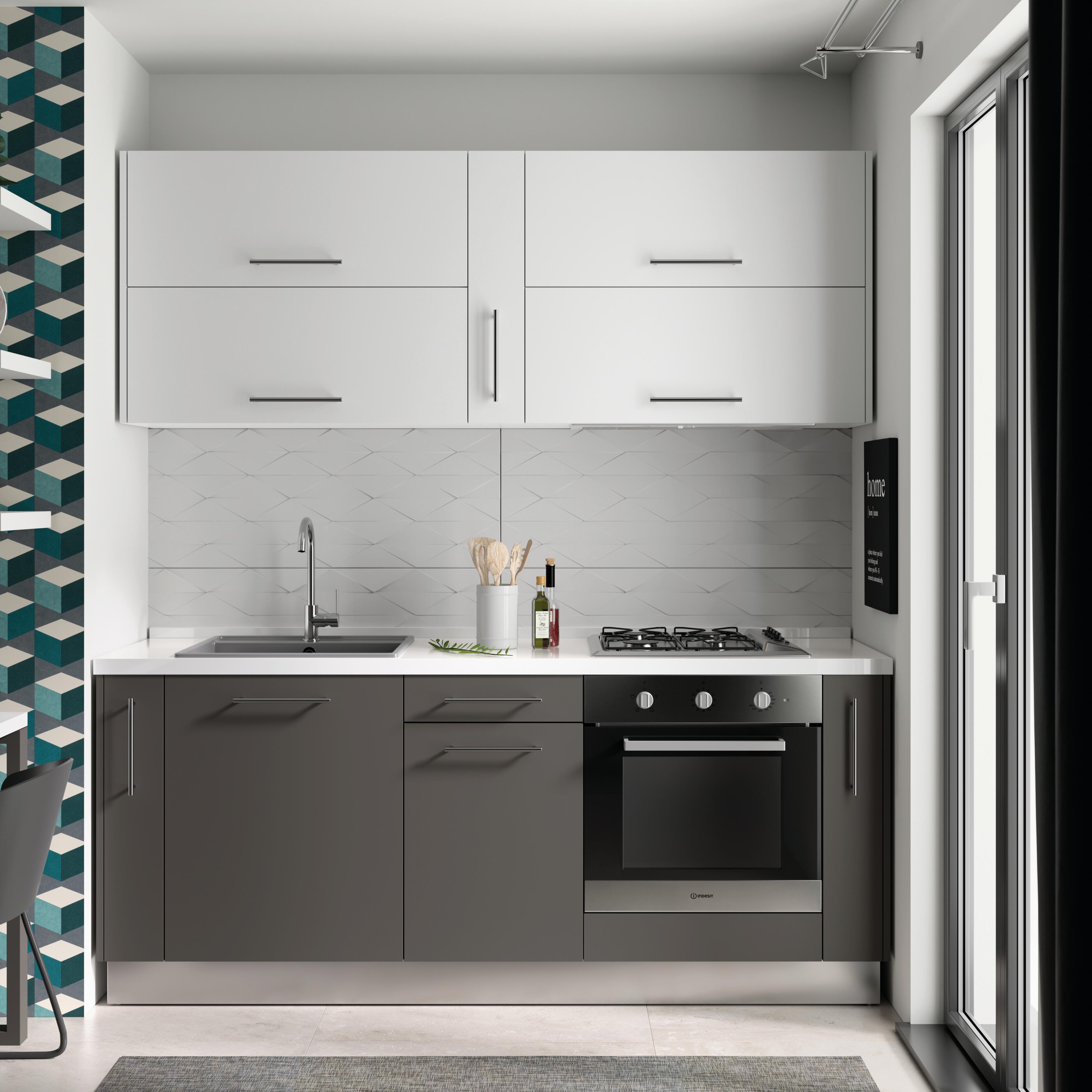 Piastrella da pavimento interno in gres porcellanato 80.2 x 80.2 cm rettificato smaltato bianco opaco Easy traffico intenso (pei 4/5) Sp. 9 mm 1.29 mq - 3