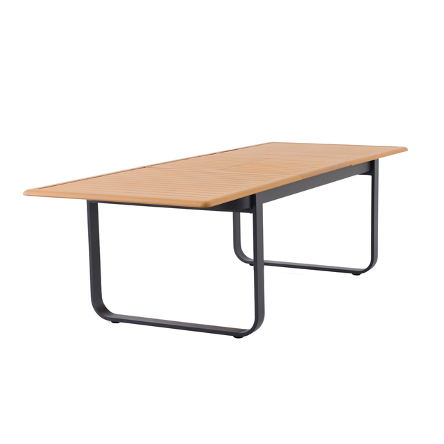 Mesa de jardín extensible NATERIAL Calypso de aluminio 192/257x100x74 cm