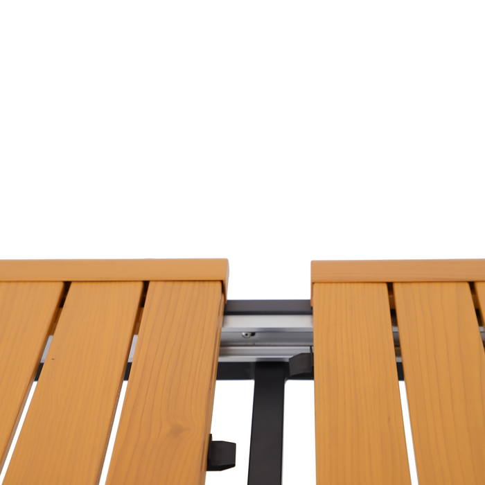 MESA CALYP FULLALUEXT 192/257X100CM GRIS