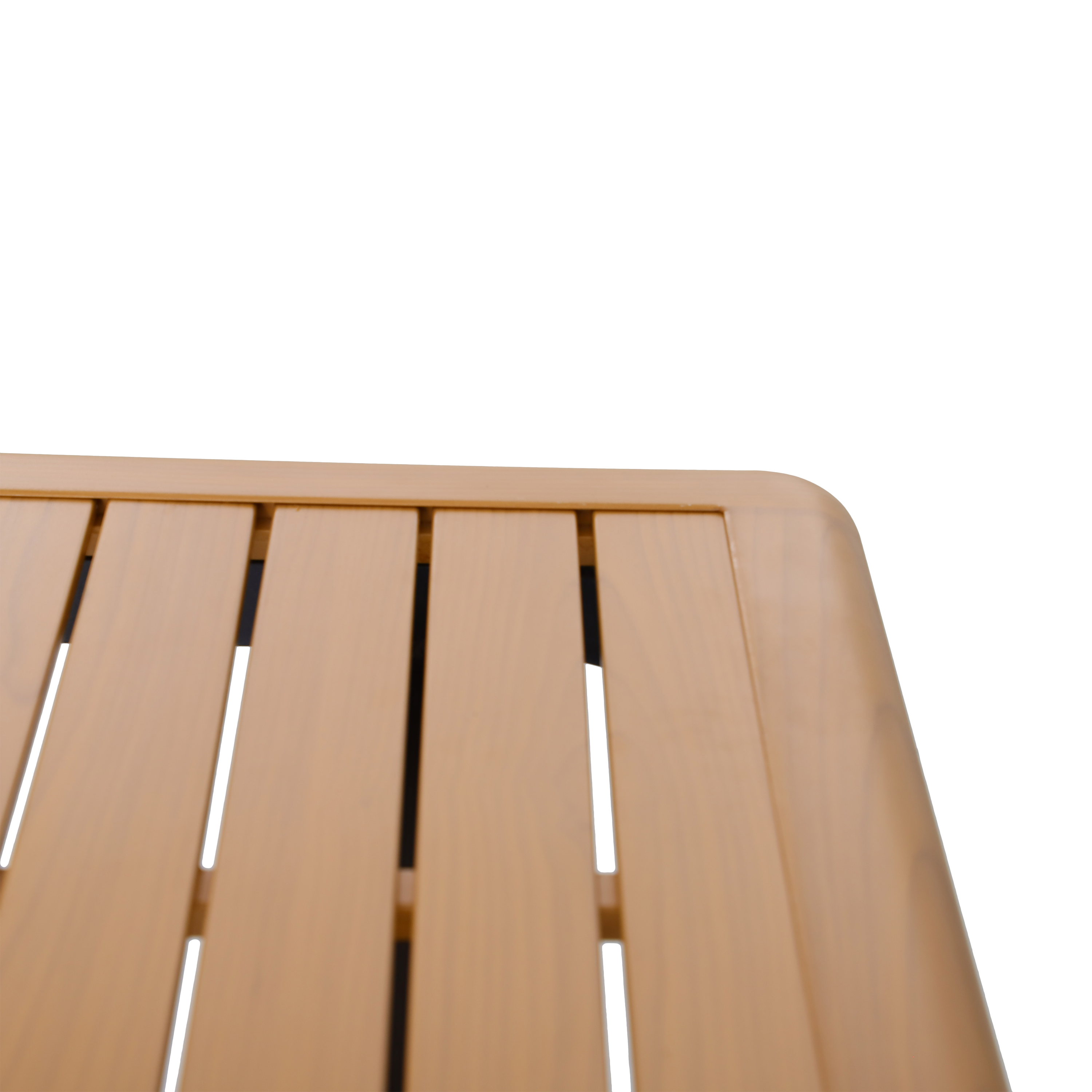 Tavolo da giardino allungabile Calypso NATERIAL in alluminio grigio per 8 persone 192/257x100cm - 9