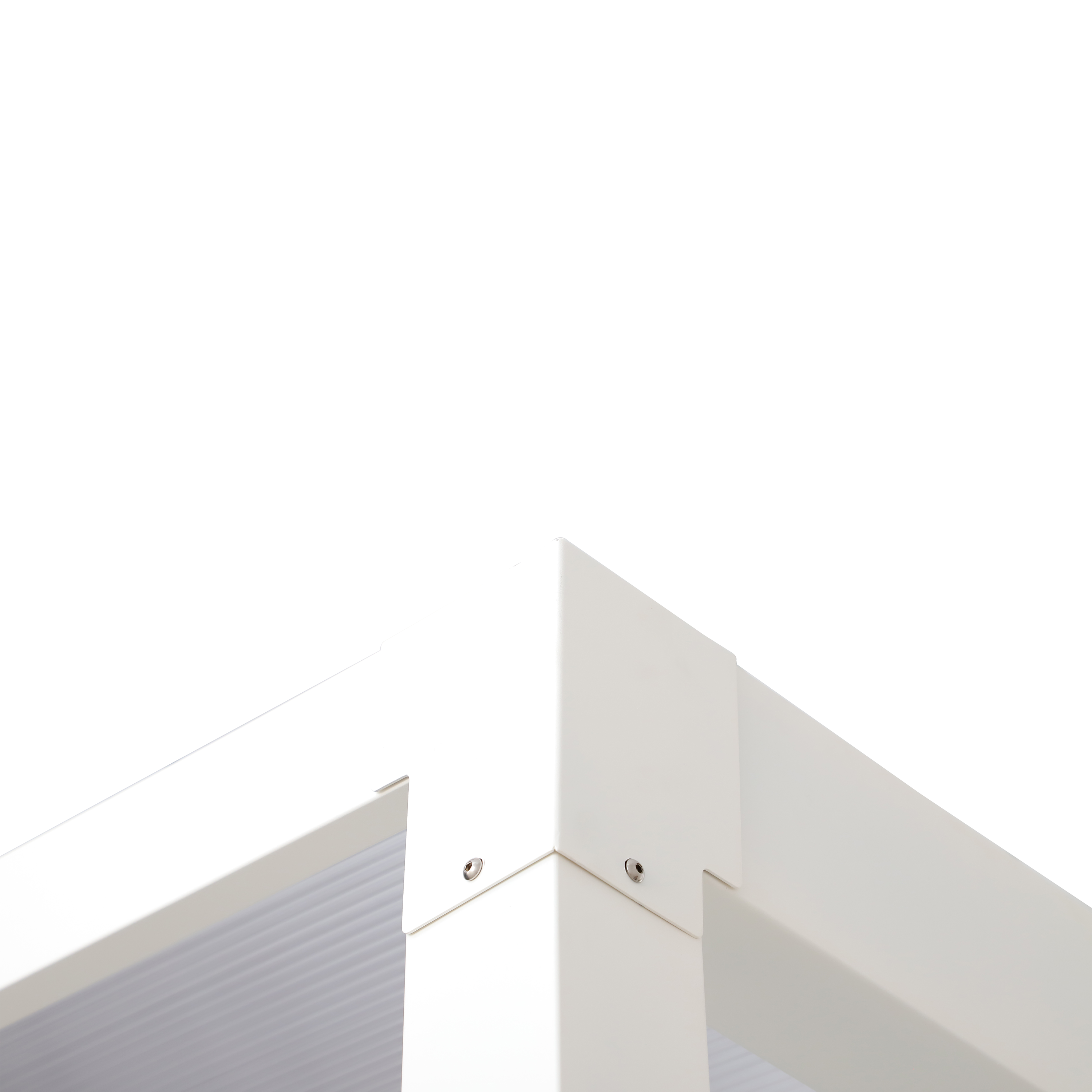 Pérgola de pared de aluminio NATERIAL Borea blanca de 300x300 cm - 4