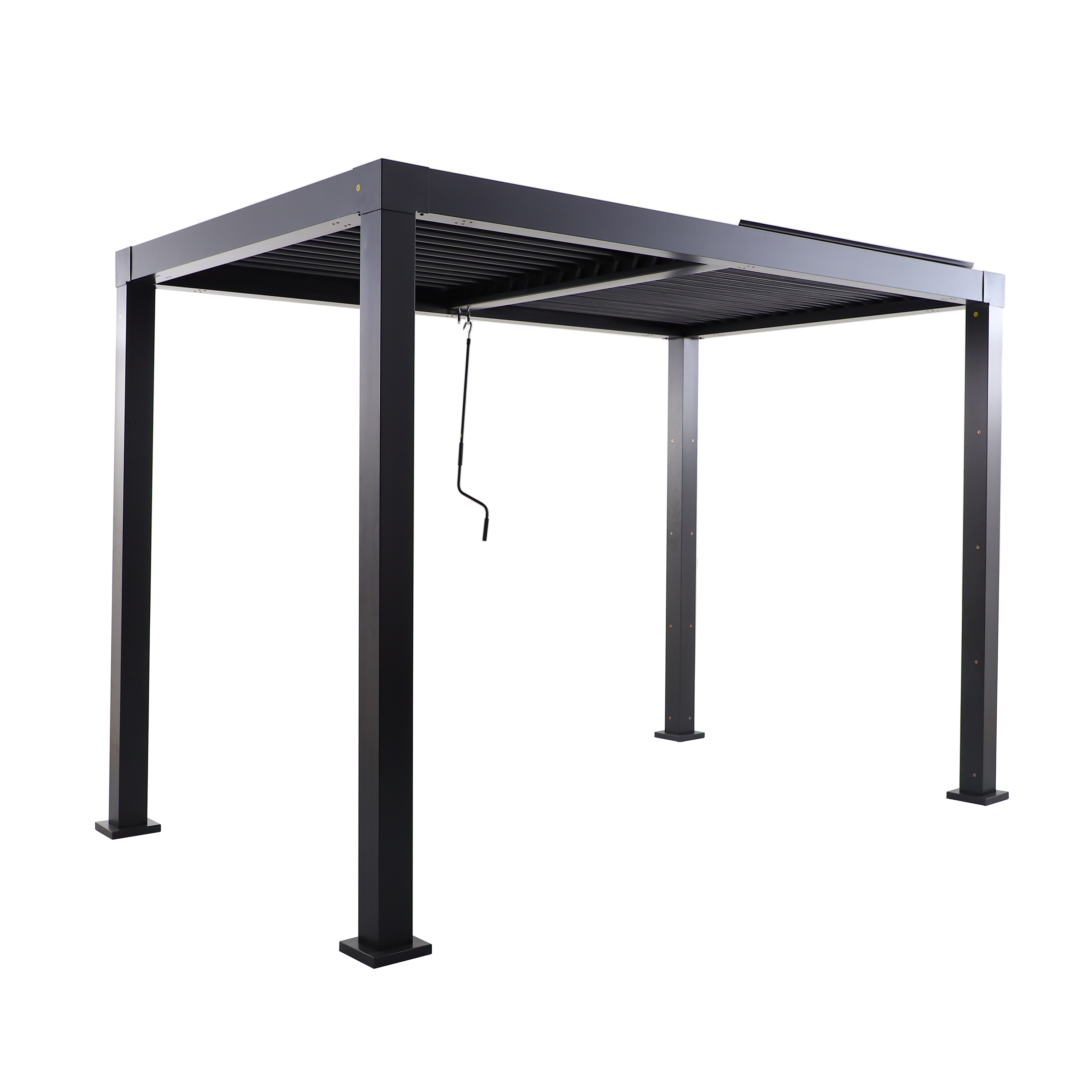 Pérgola bioclimática de alumínio 313x198m antracite Naterial Clima Origin - 12