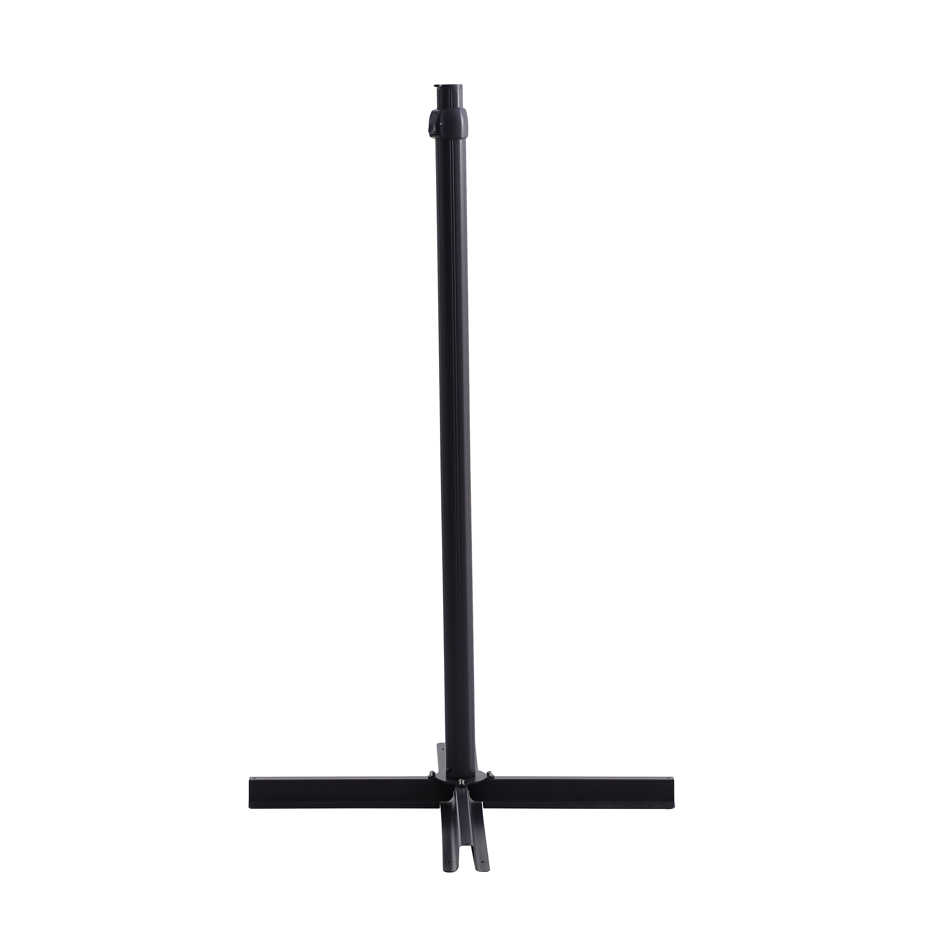 Poteau pour voile d'ombrage aluminium Sismo gris, NATERIAL - 2