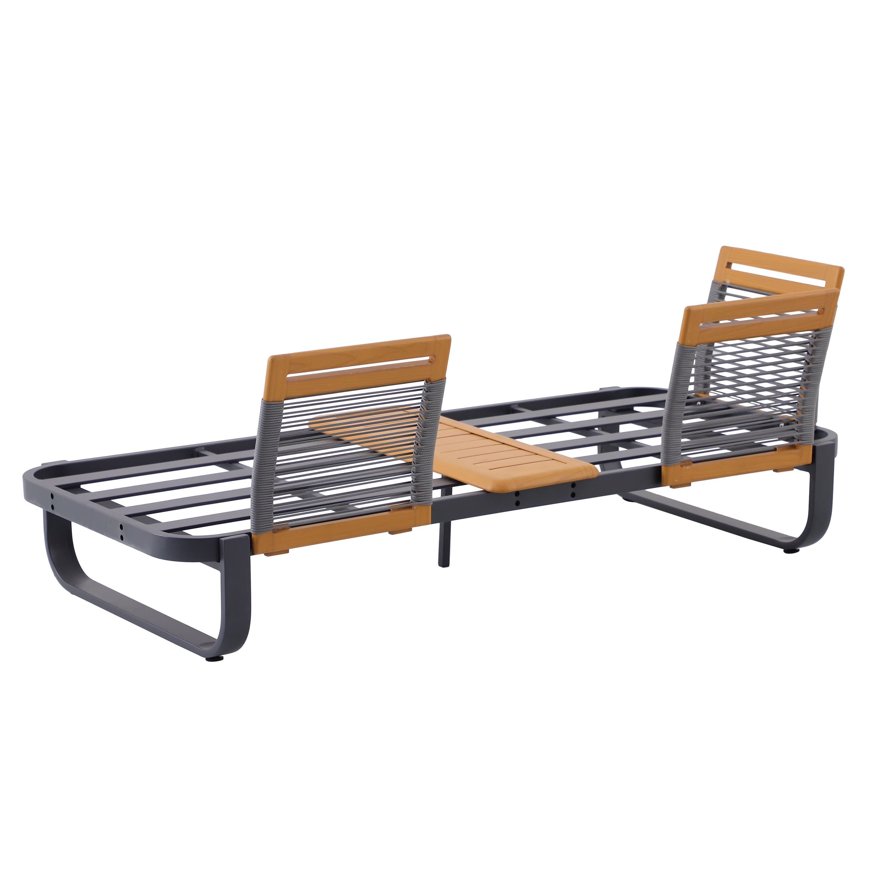 Meble ogrodowe zestaw Calypso szare Naterial - 13