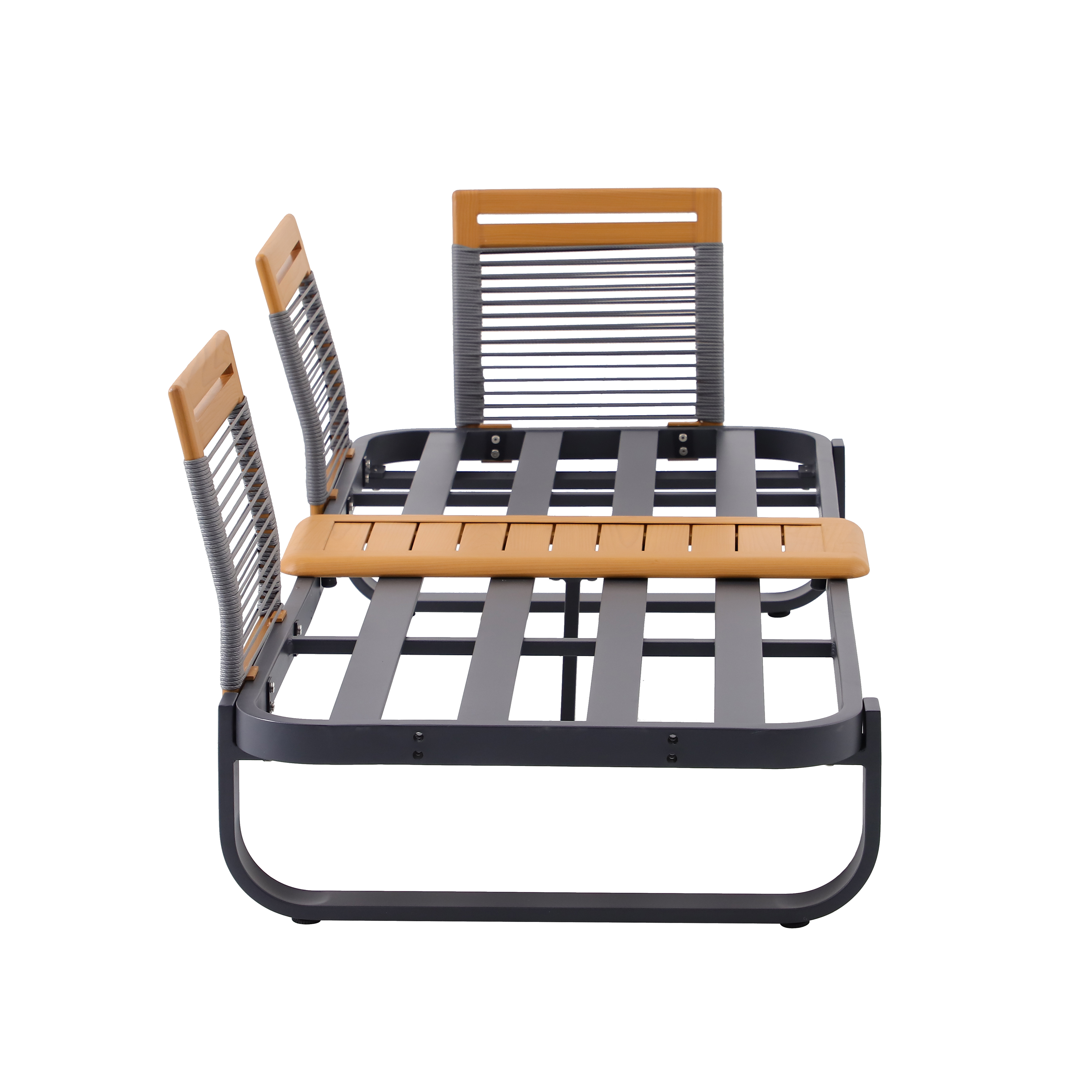 Meble ogrodowe zestaw Calypso szare Naterial - 20