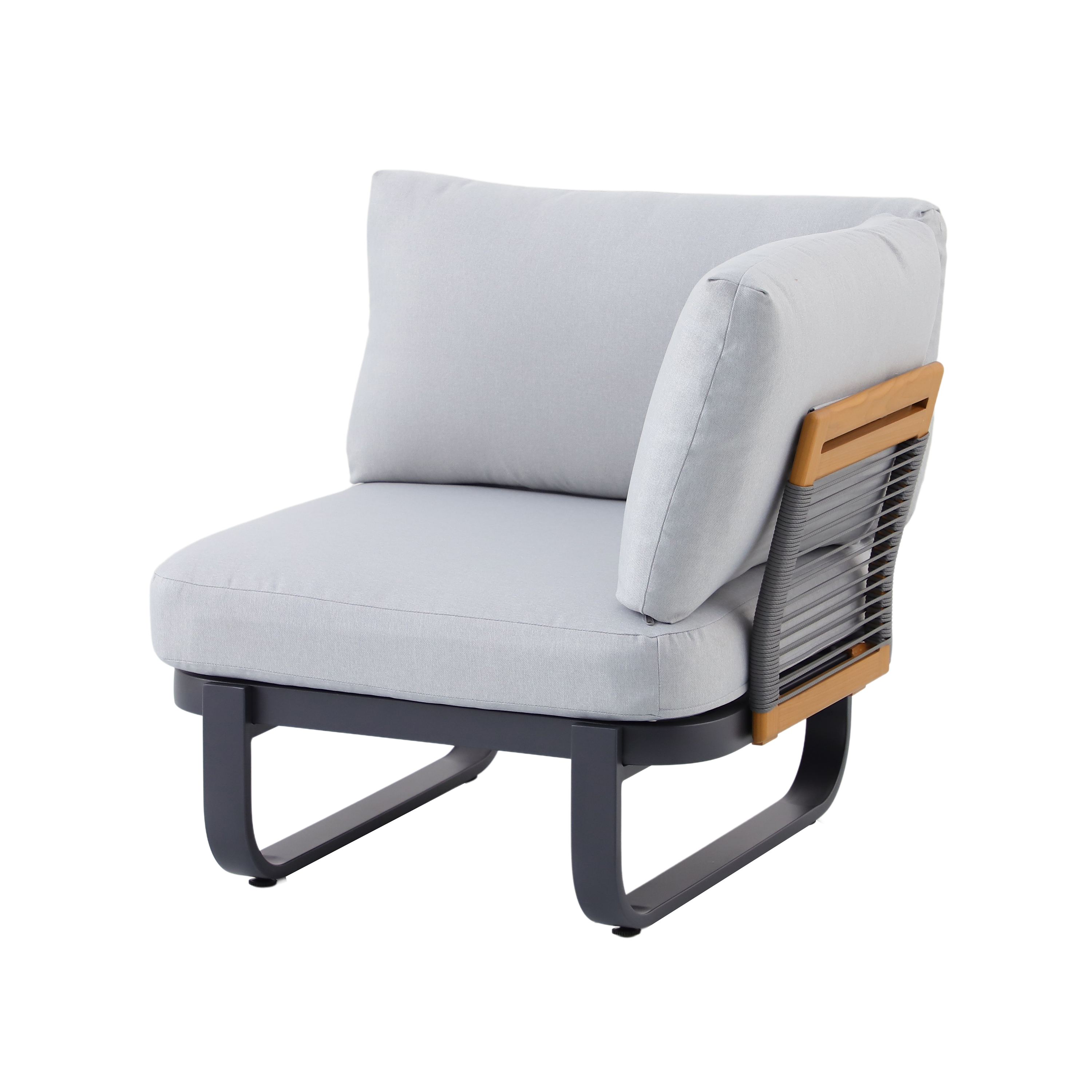 Meble ogrodowe zestaw Calypso szare Naterial - 22