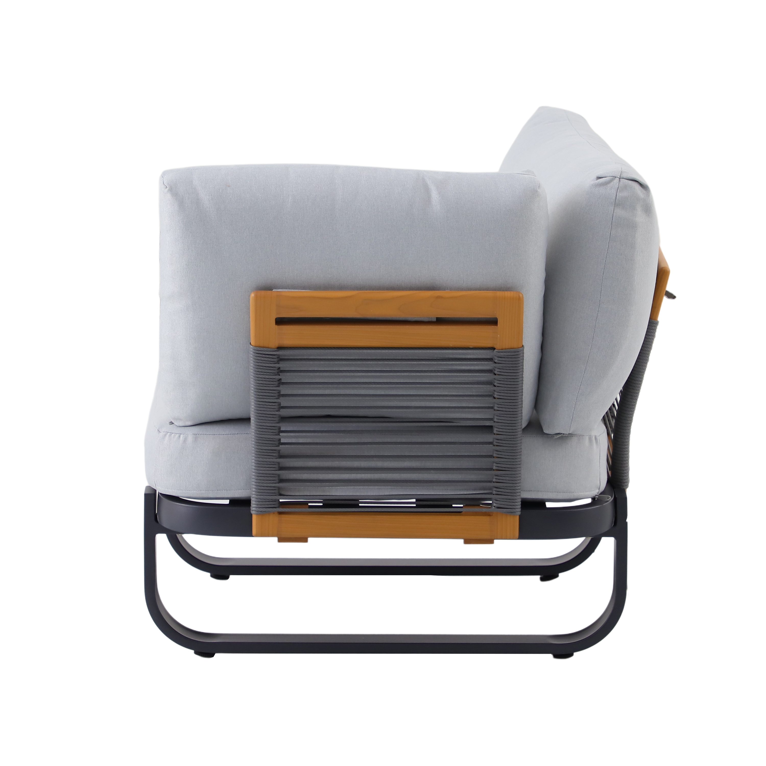 Meble ogrodowe zestaw Calypso szare Naterial - 23