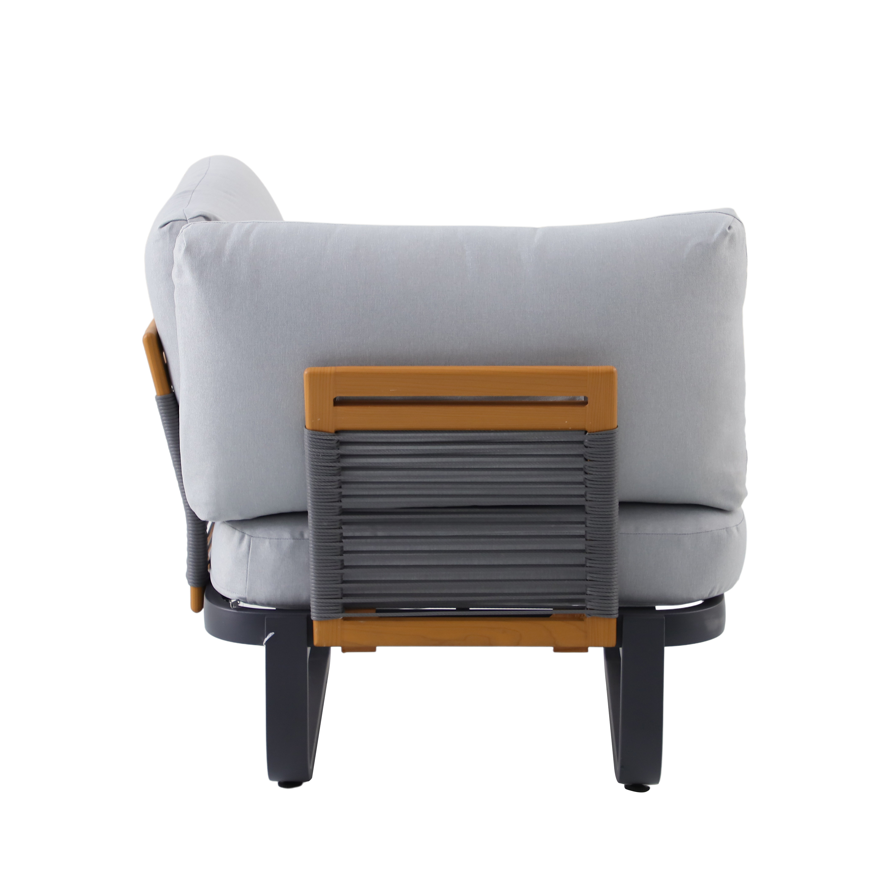 Meble ogrodowe zestaw Calypso szare Naterial - 24