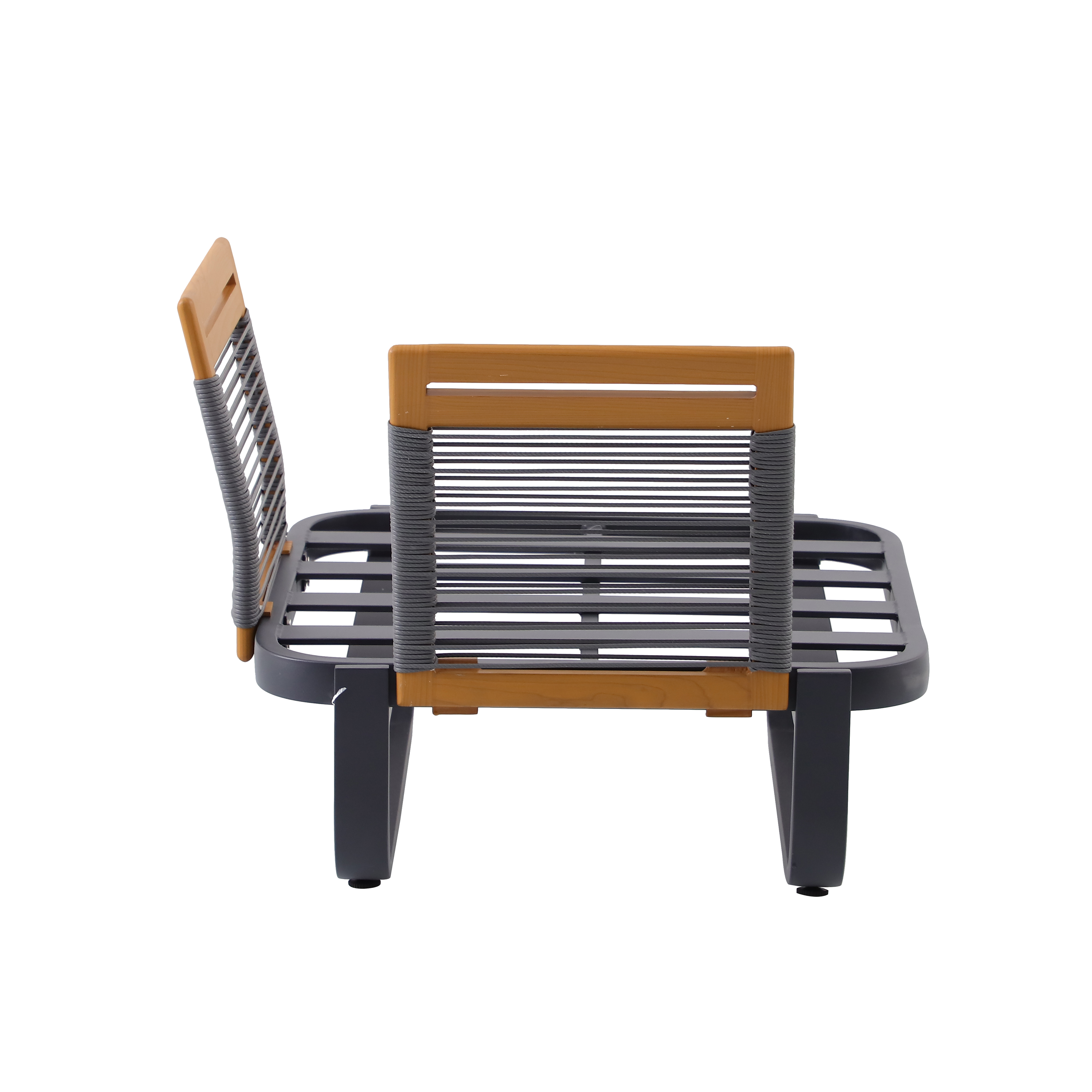 Meble ogrodowe zestaw Calypso szare Naterial - 25