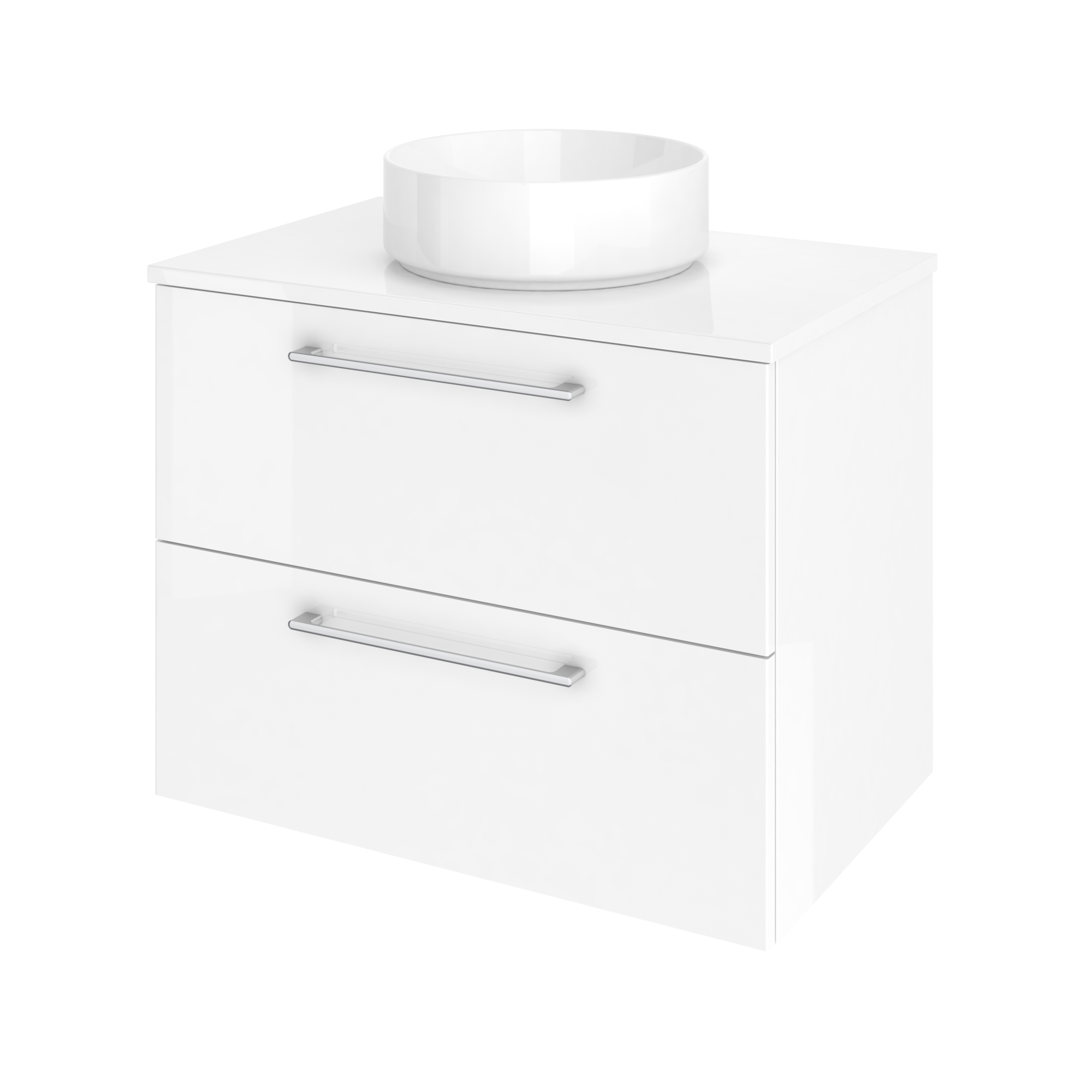 Szafka pod umywalkę Remix Biała 75 Sensea - 20