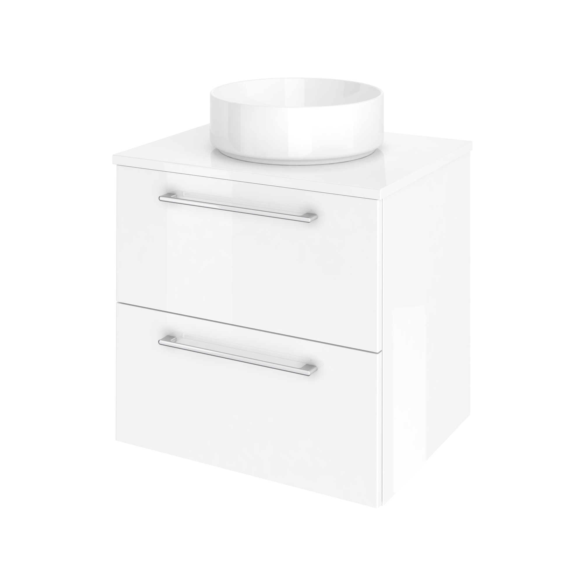 Szafka pod umywalkę Remix Biała 60 Sensea - 28