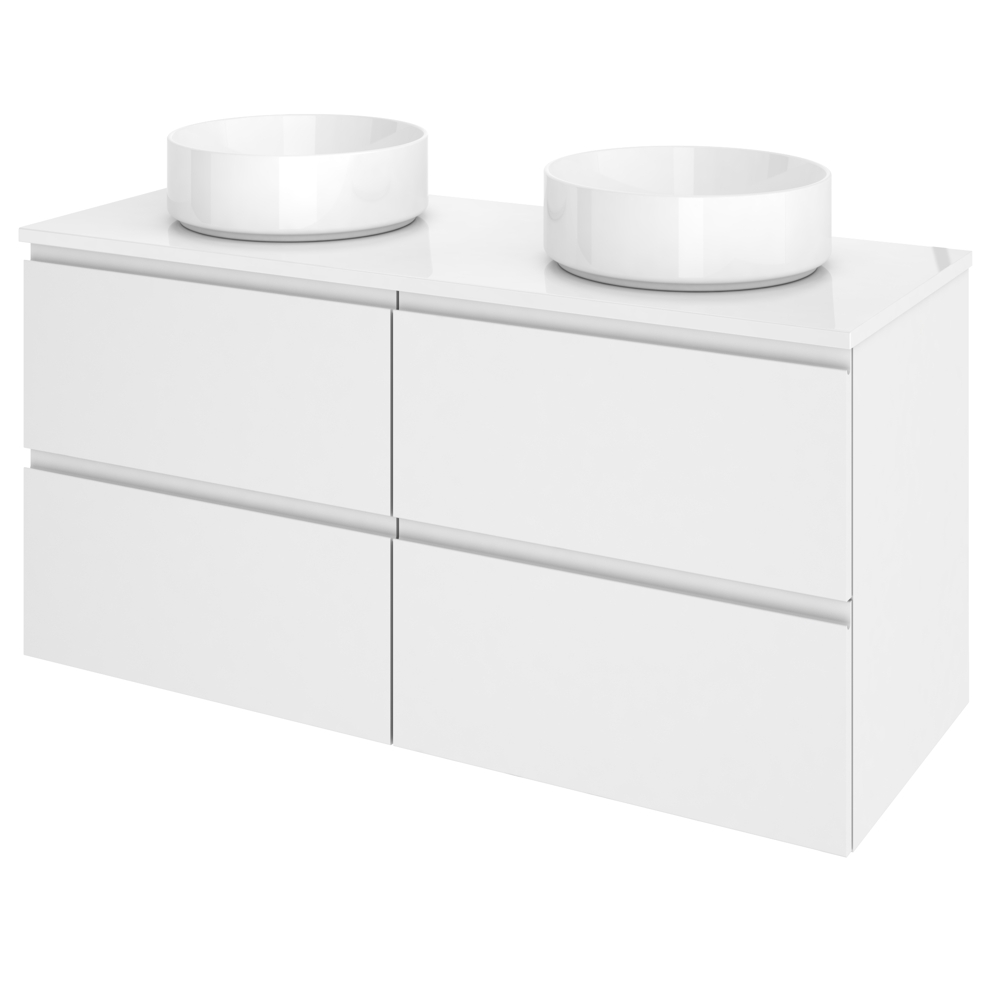 Szafka pod umywalkę Remix Biały Mat 60 Sensea - 19