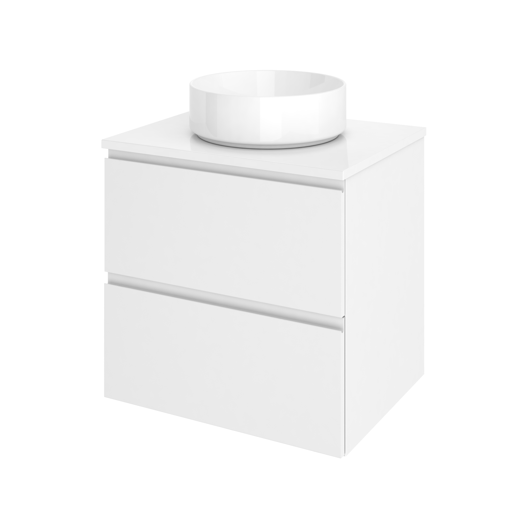 Szafka pod umywalkę Remix Biały Mat 60 Sensea - 18