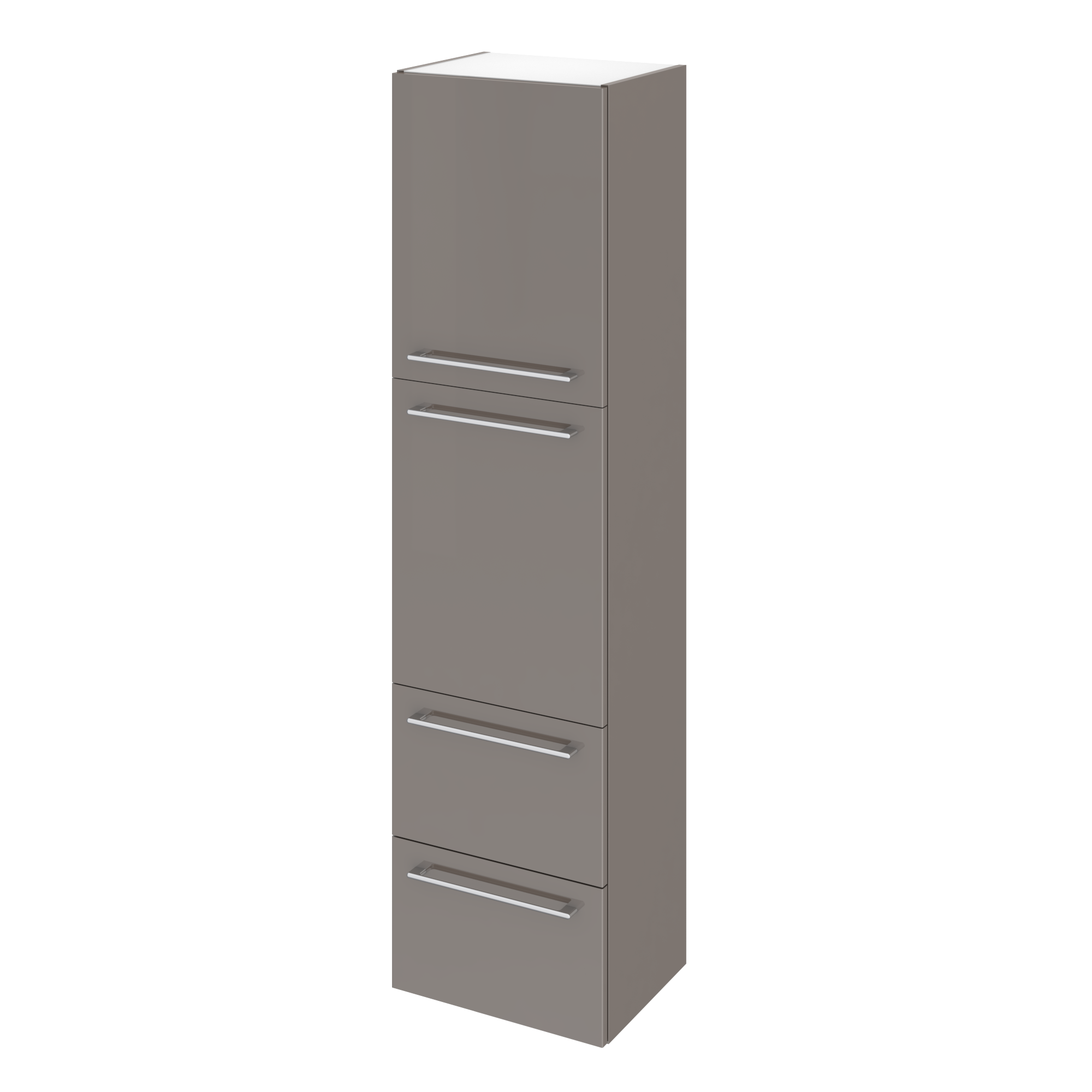 Colonne l.45 x H.173 x P.33 cm gris granit Remix - 8
