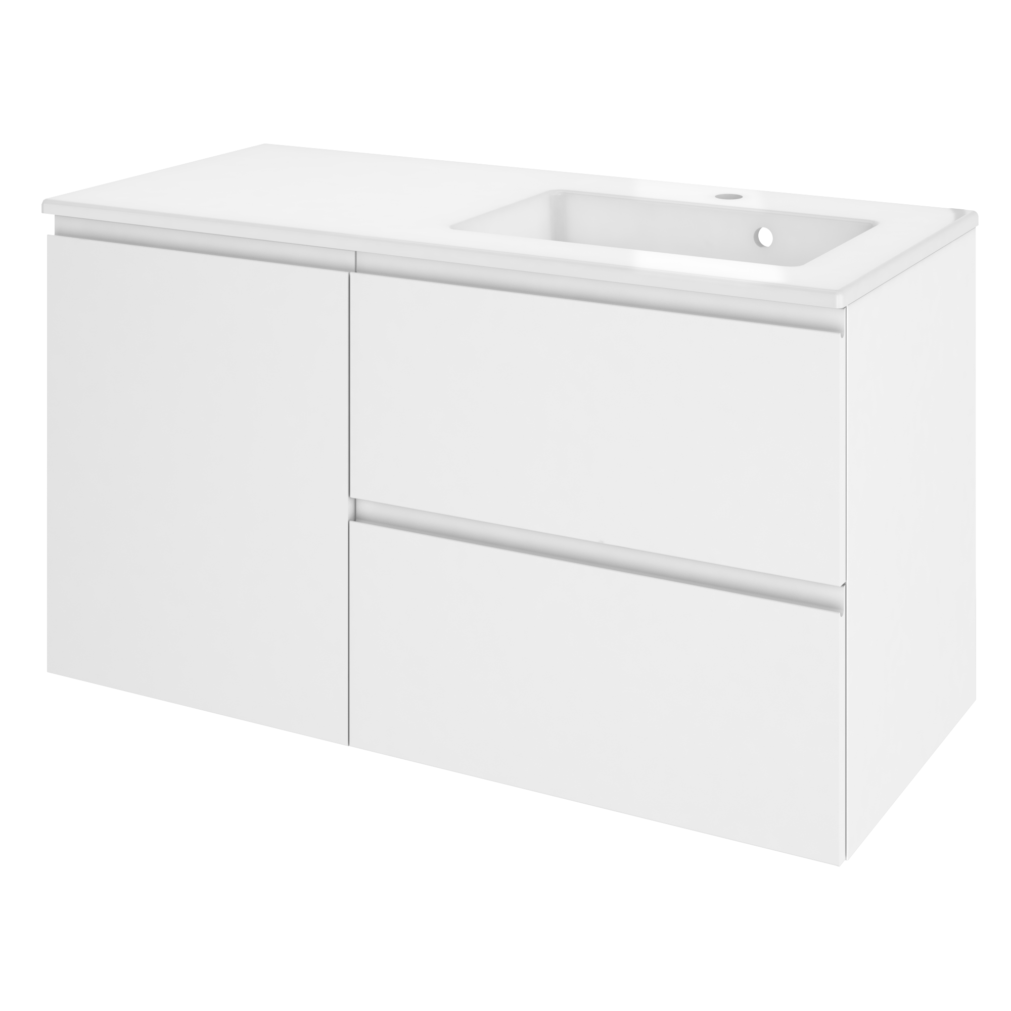 Szafka pod umywalkę Remix Biały Mat 60 Sensea - 14
