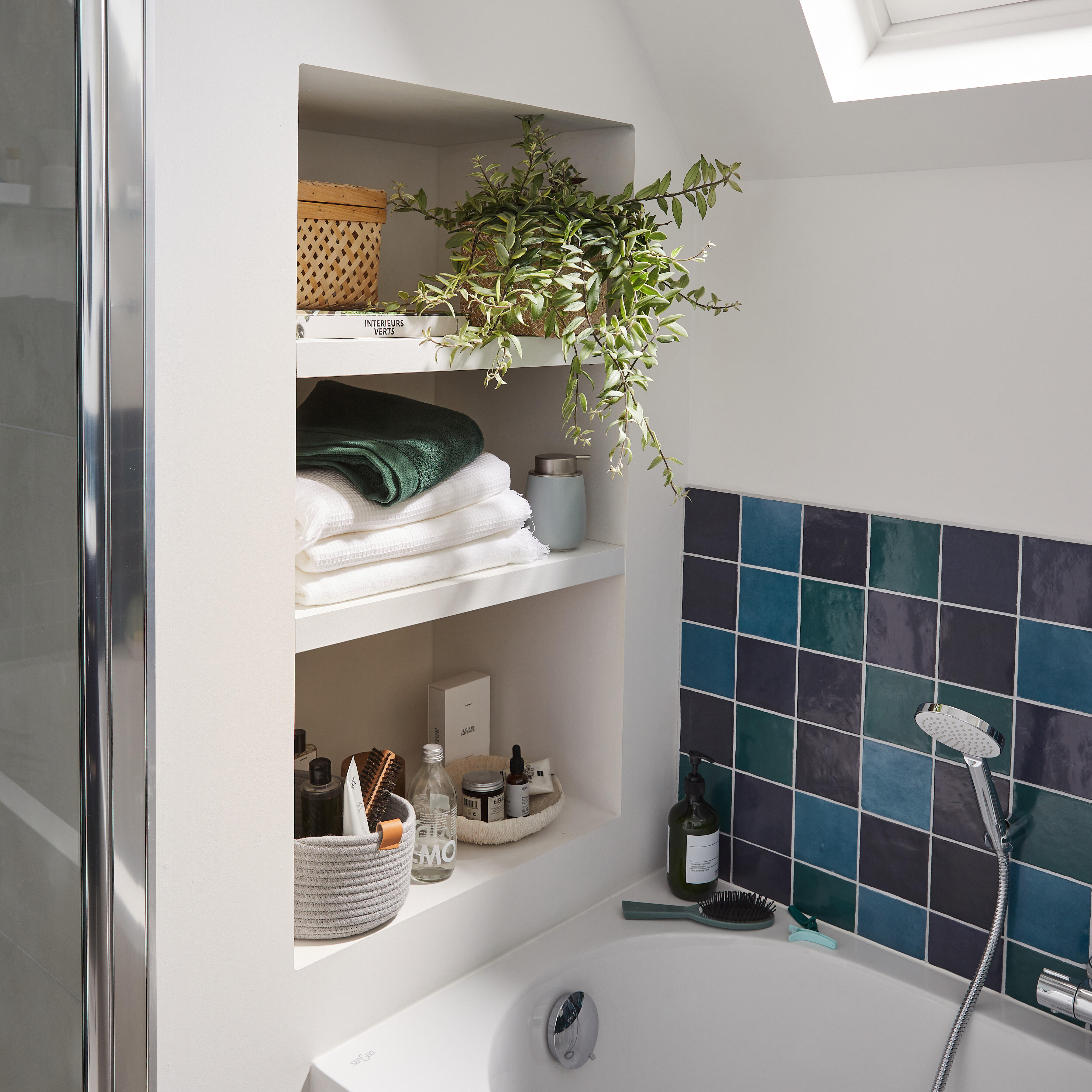 Piastrella da rivestimento interno in gres naturale 10 x 10 cm smaltato blu-turchese lucido Zelli Sp. 10 mm 0.54 mq - 20