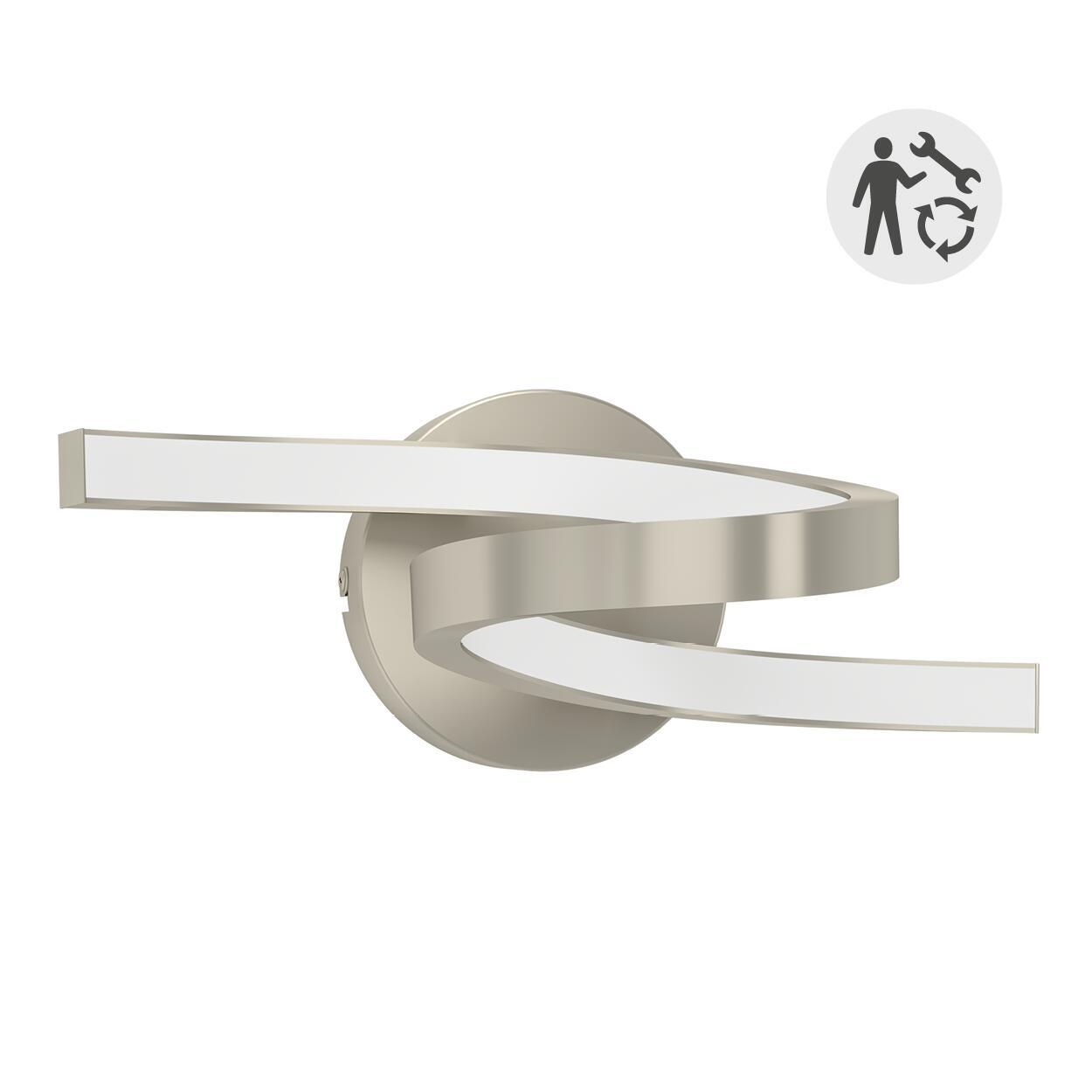 Applique murale LED, acier, chrome, Esme, INSPIRE - 5