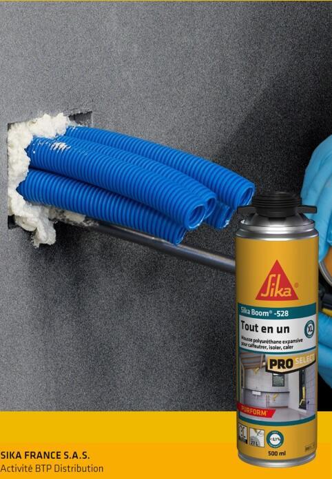 Mousse expansive SIKABOOM gun 528, 500ml - 7