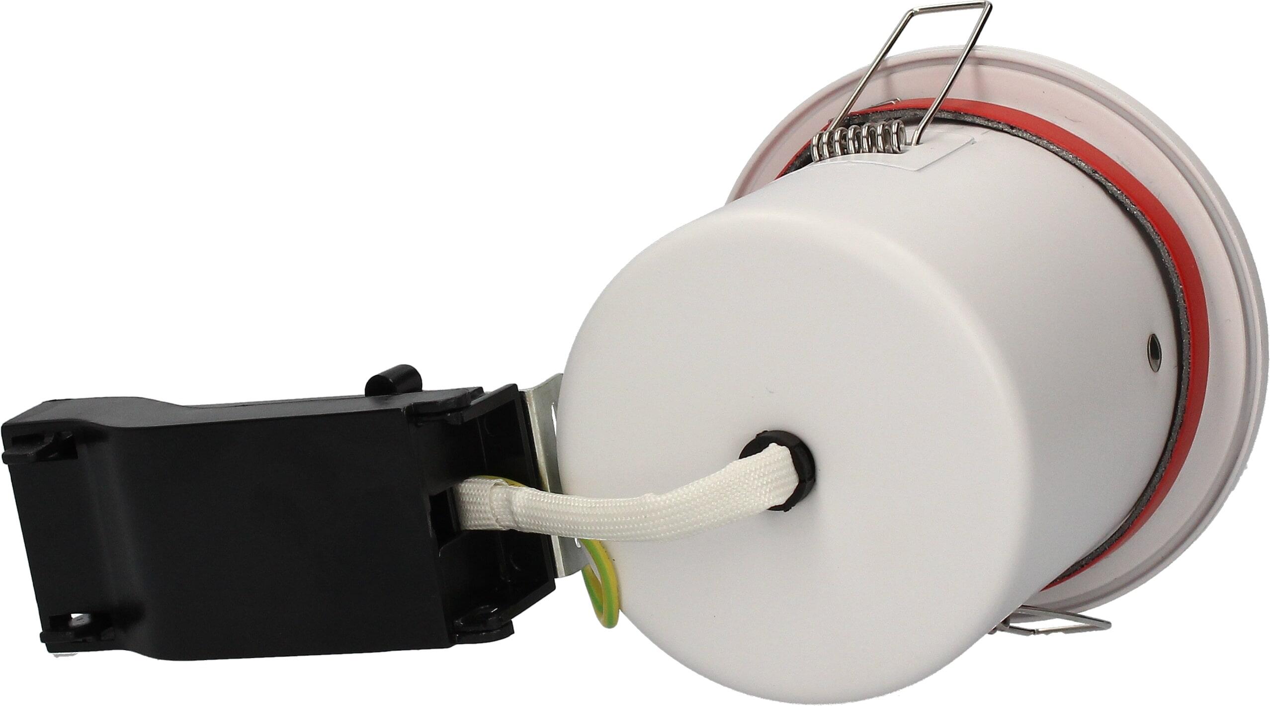Kit 1 spot à encastrer orientable BBC gu10, 3000K rond blanc - 8