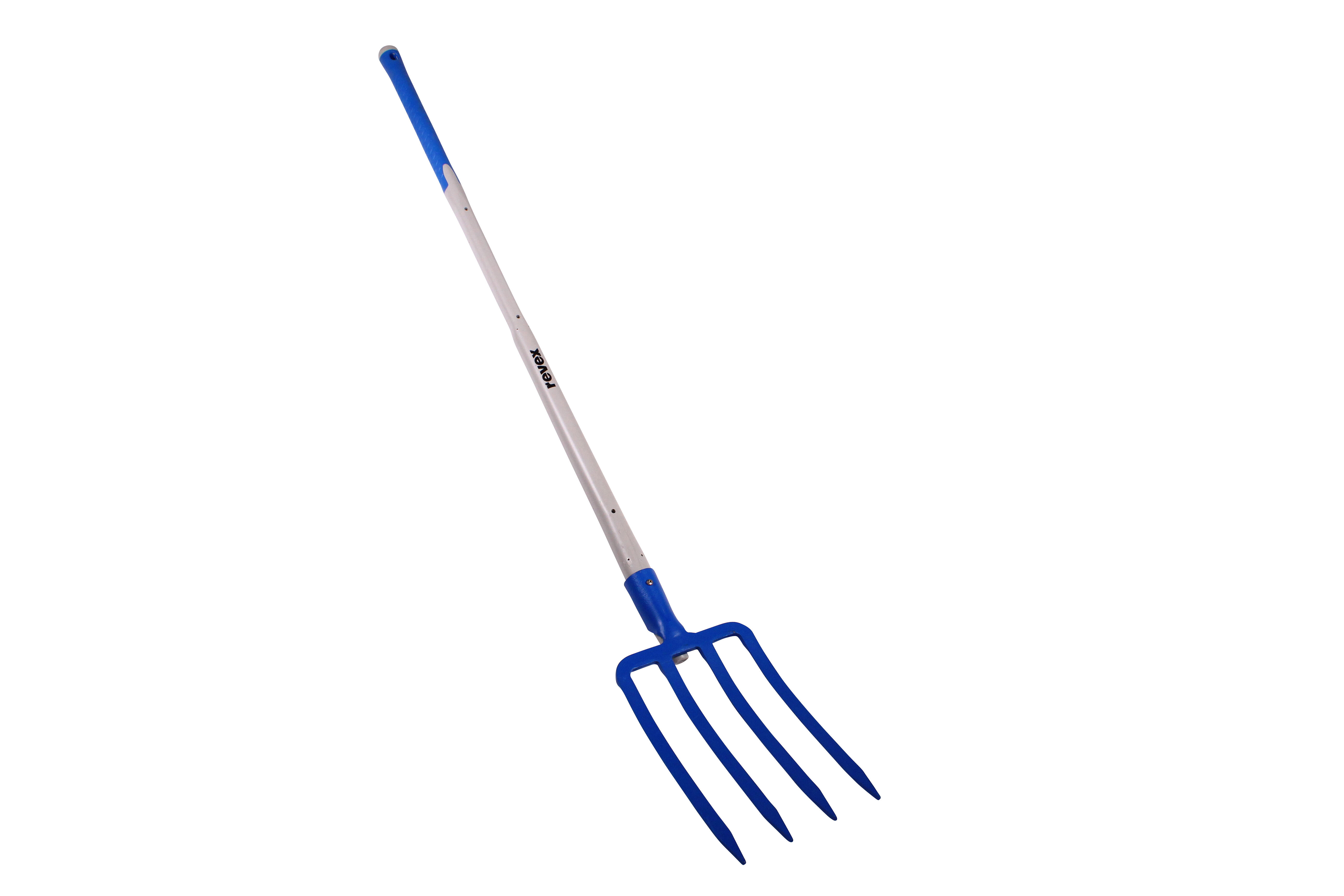 Fourche à bêcher acier forgé REVEX manche bois L.110 cm - 7
