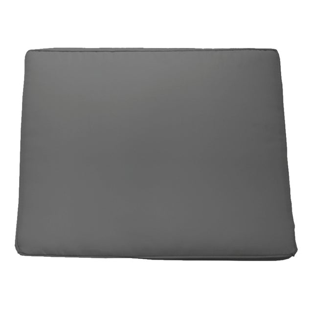 Cuscino per poltrona in poliestere LIPARI grigio antracite 45 x 56 x Sp 5 cm