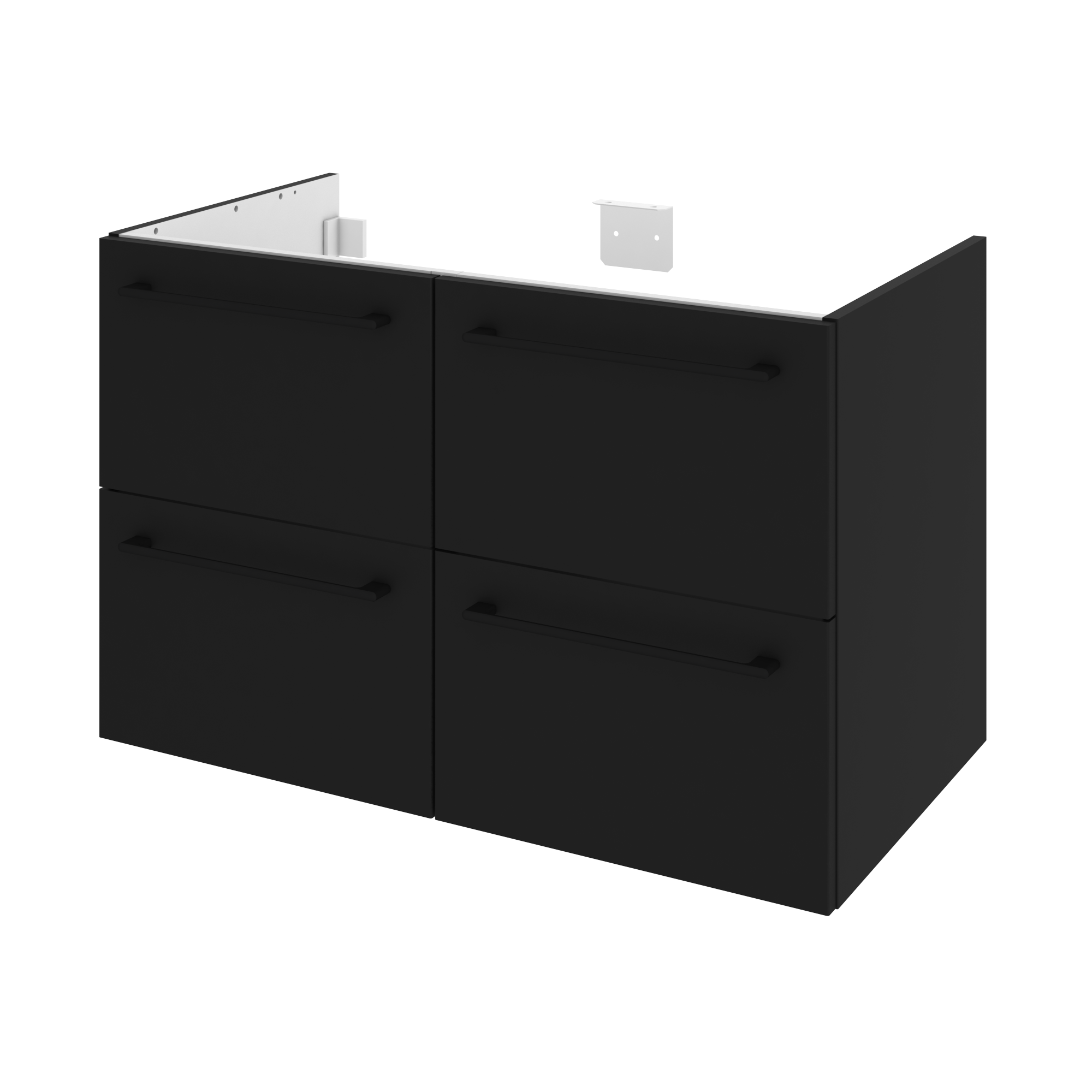 Szafka pod umywalkę Remix Black Mat 45 Sensea - 12