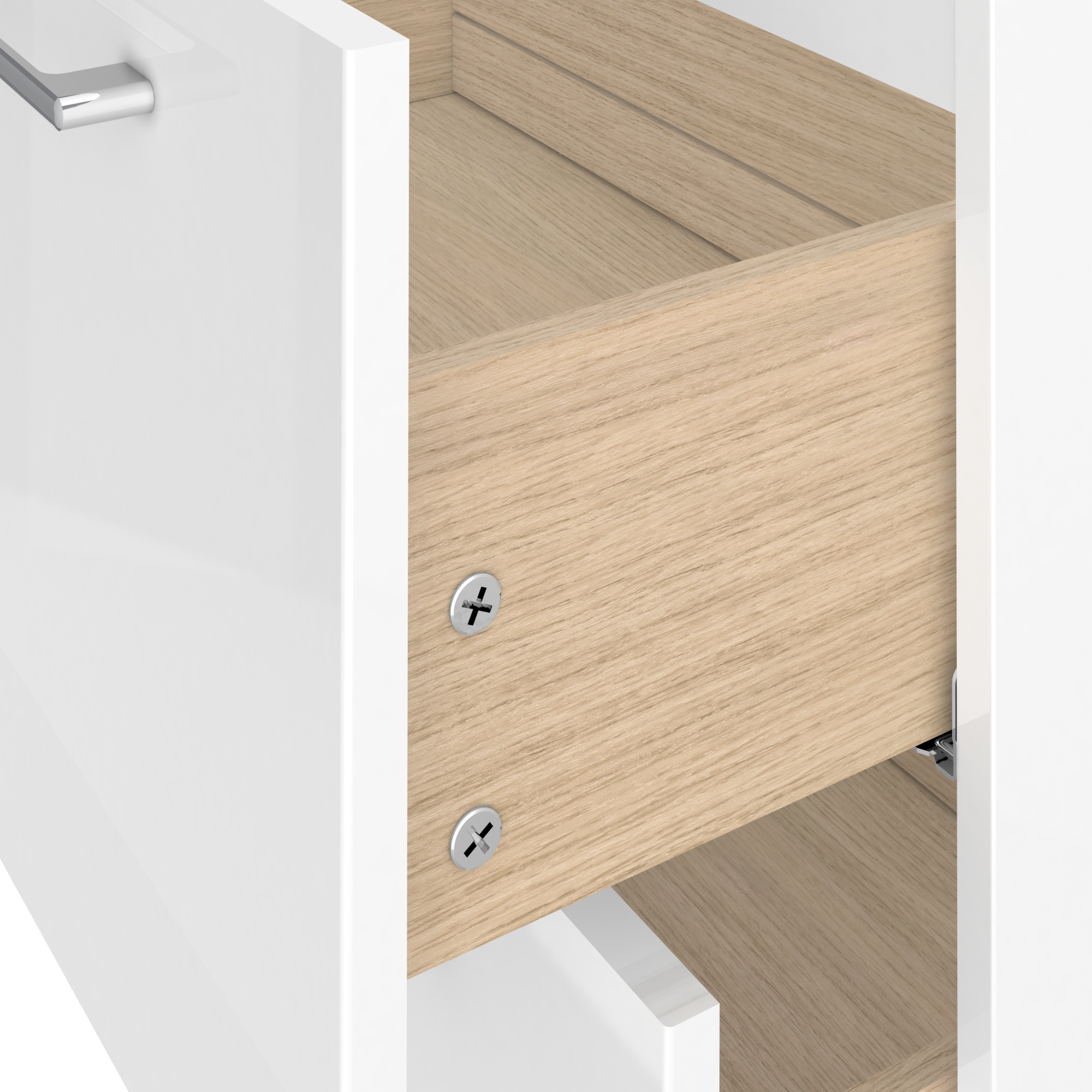 Szafka pod umywalkę Remix Biała 60 Sensea - 39